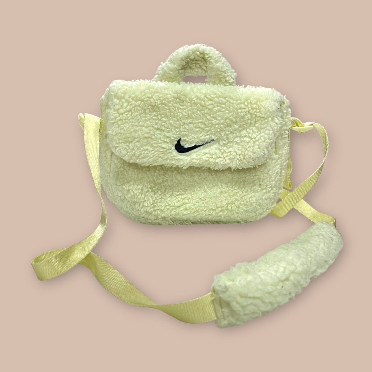 Nike NIKE Faux Fur Cross Body Bag Size ONE SIZE - 3 Thumbnail