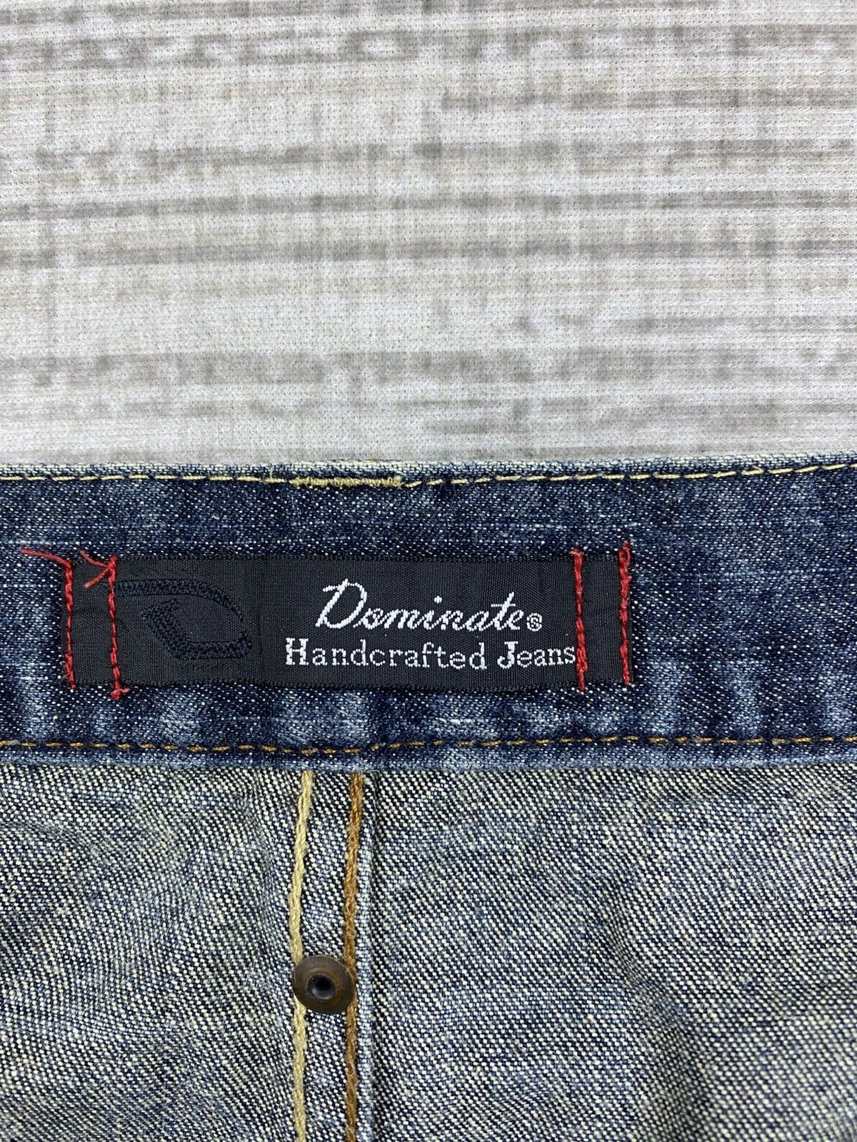 Le Grande Bleu (L.G.B.) × Vintage Vintage Dominated Handcrafted Jeans Double Waist Pants Size US 31 - 13 Thumbnail