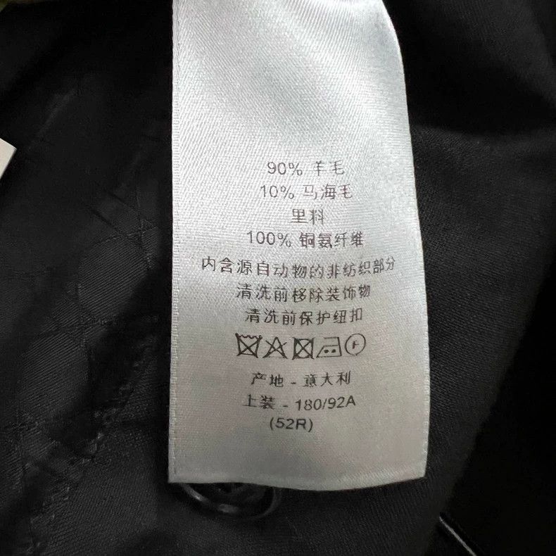 Dior Dior Black CD suit 2501-Nextarrow Size 52R - 4 Thumbnail