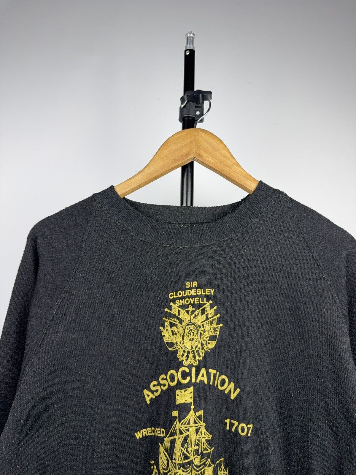 Vintage 80s Vintage UK Ship Crewneck 1707 Isles of Scilly Raglan Size US L / EU 52-54 / 3 - 2 Thumbnail