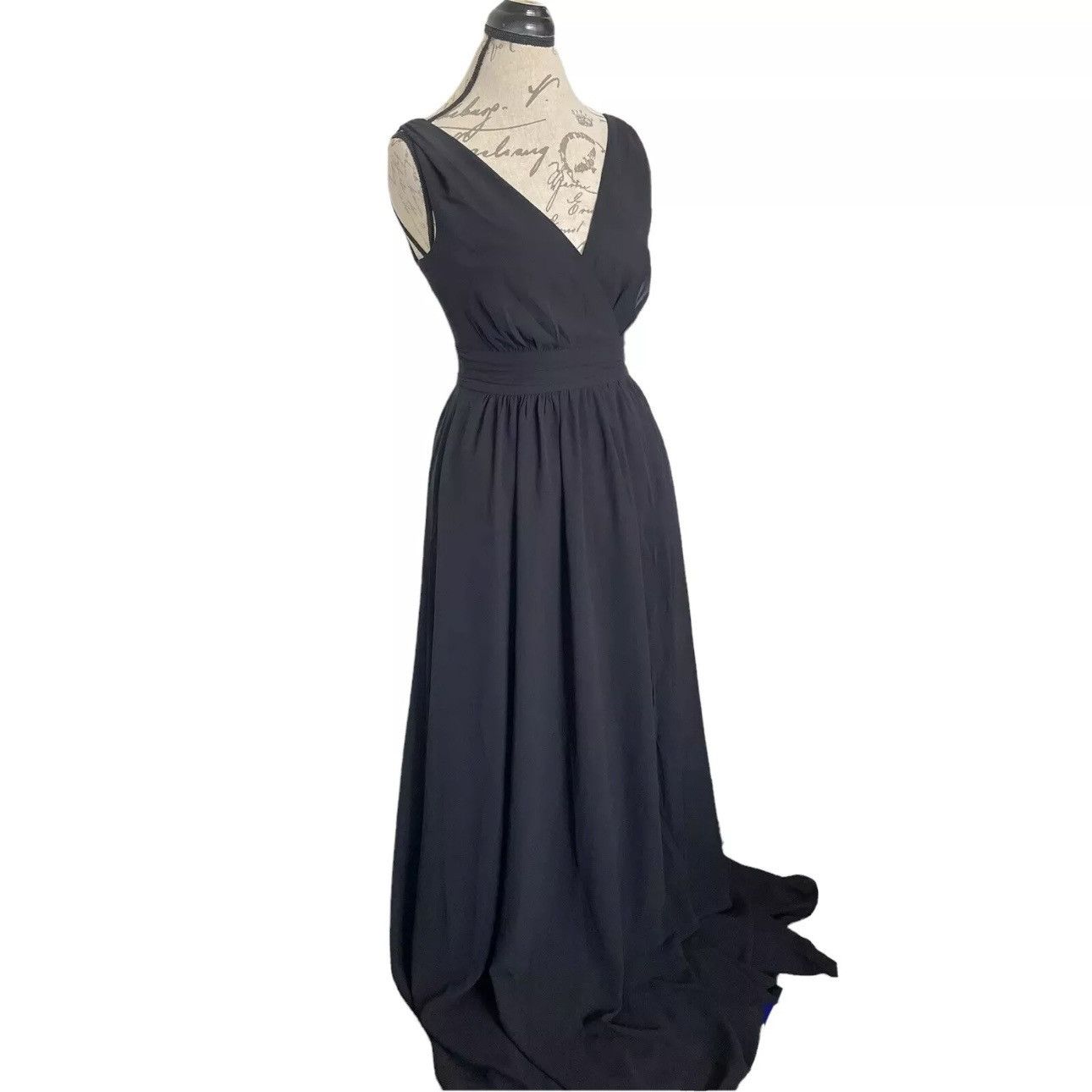 Lulus LULUS Heavenly Hues Black Maxi Gown Elegance Dress Size S / US 4 / IT 40 - 5 Thumbnail