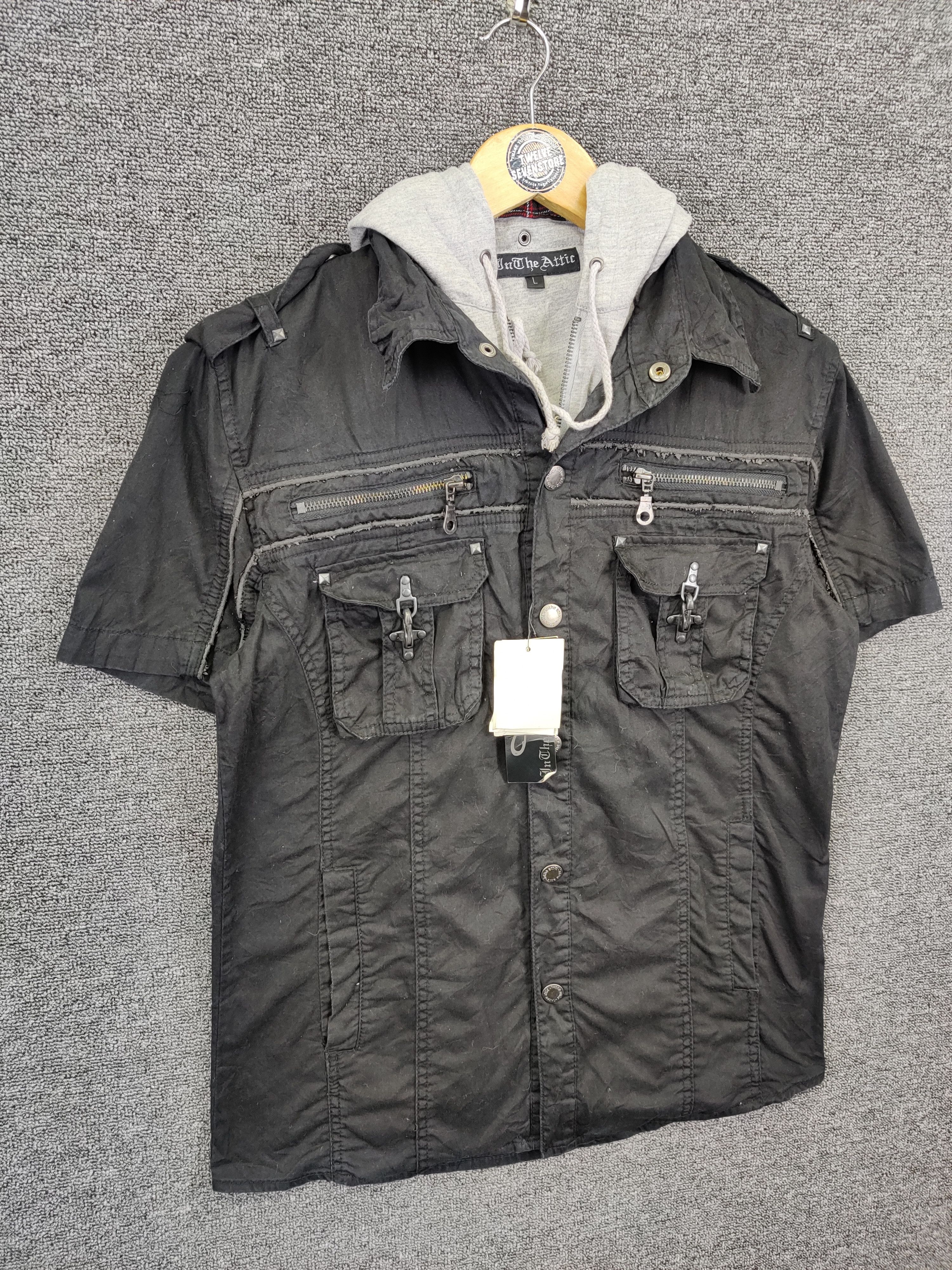 In The Attic Vintage In The Attic Double Layered Gothic Shirt Size US L / EU 52-54 / 3 - 5 Thumbnail