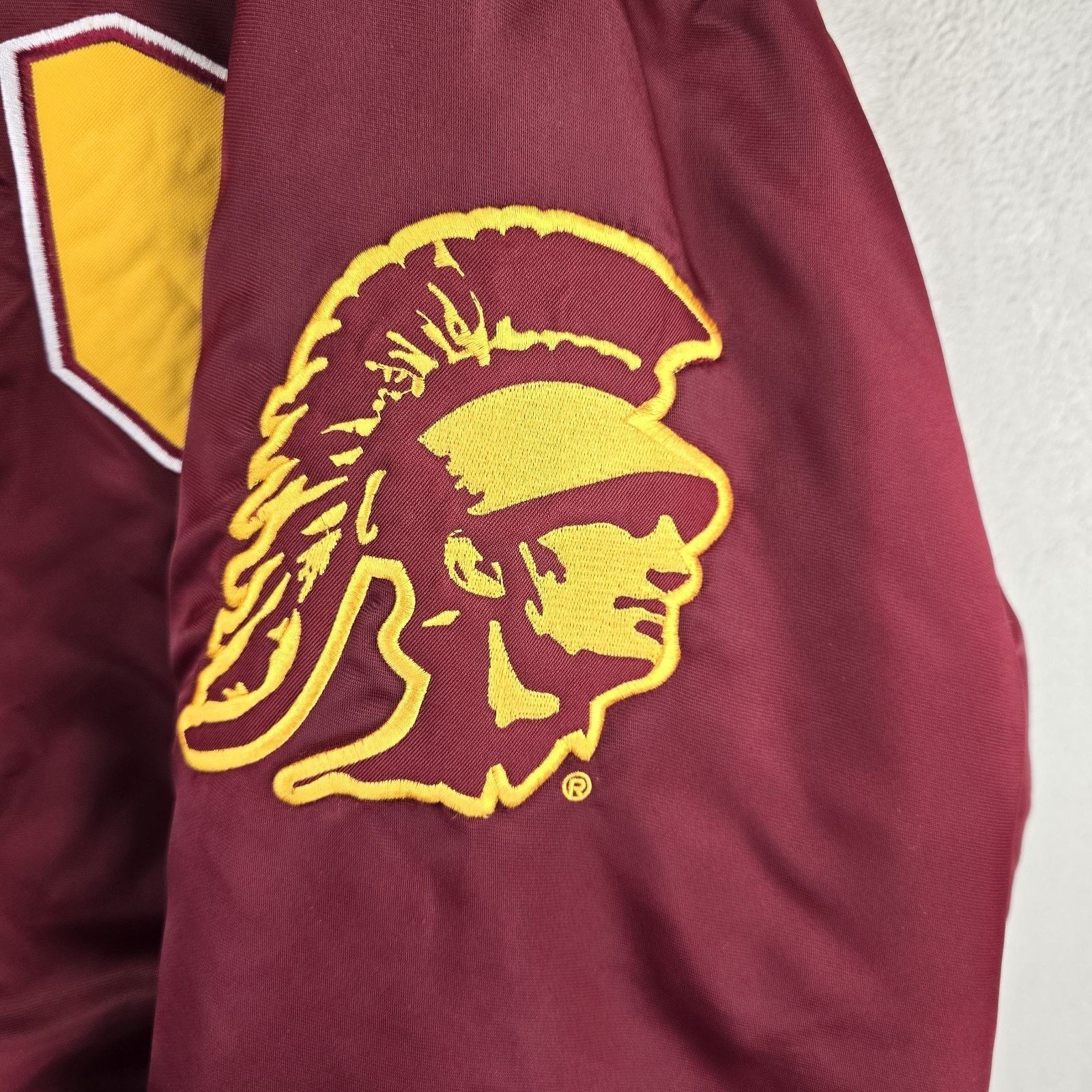 Colosseum Athletics Vintage USC Trojans Satin Jacket Large Bomber Colosseum 90s Size US L / EU 52-54 / 3 - 4 Thumbnail