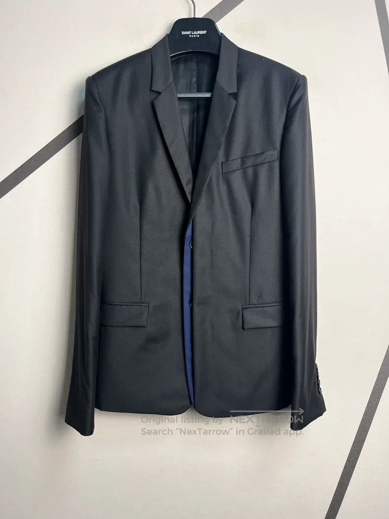 Dior Dior Blue Double-breasted Patchwork Black Blazer Size US S / EU 44-46 / 1 - 1 Thumbnail