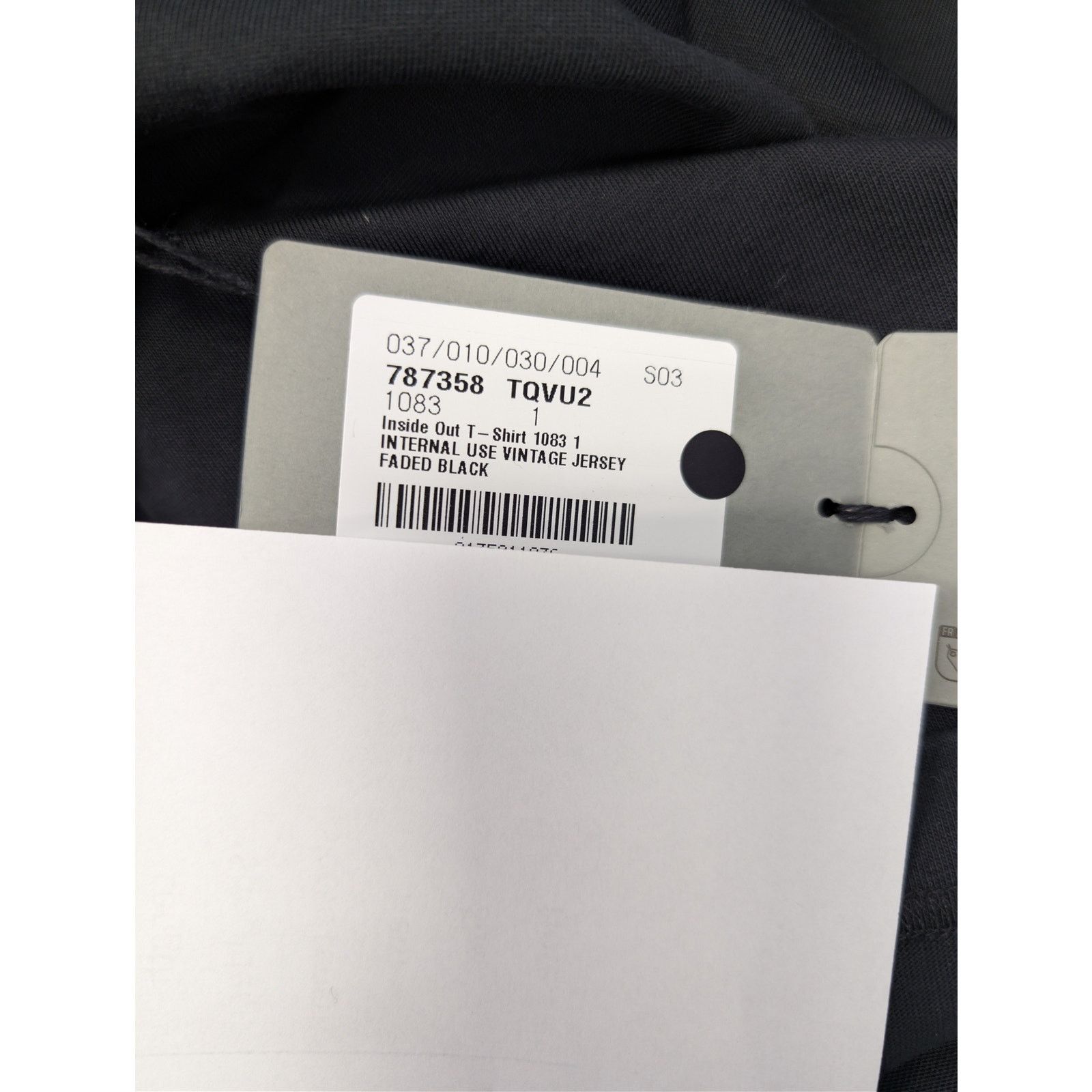 Balenciaga o1rshd1 Internal Use Only Inside-Out Vintage Jersey T-Shirt Size US S / EU 44-46 / 1 - 23 Thumbnail