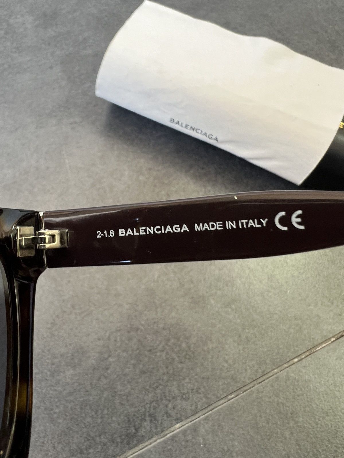 Balenciaga Balenciaga Havana square Sunglasses Size ONE SIZE - 6 Thumbnail