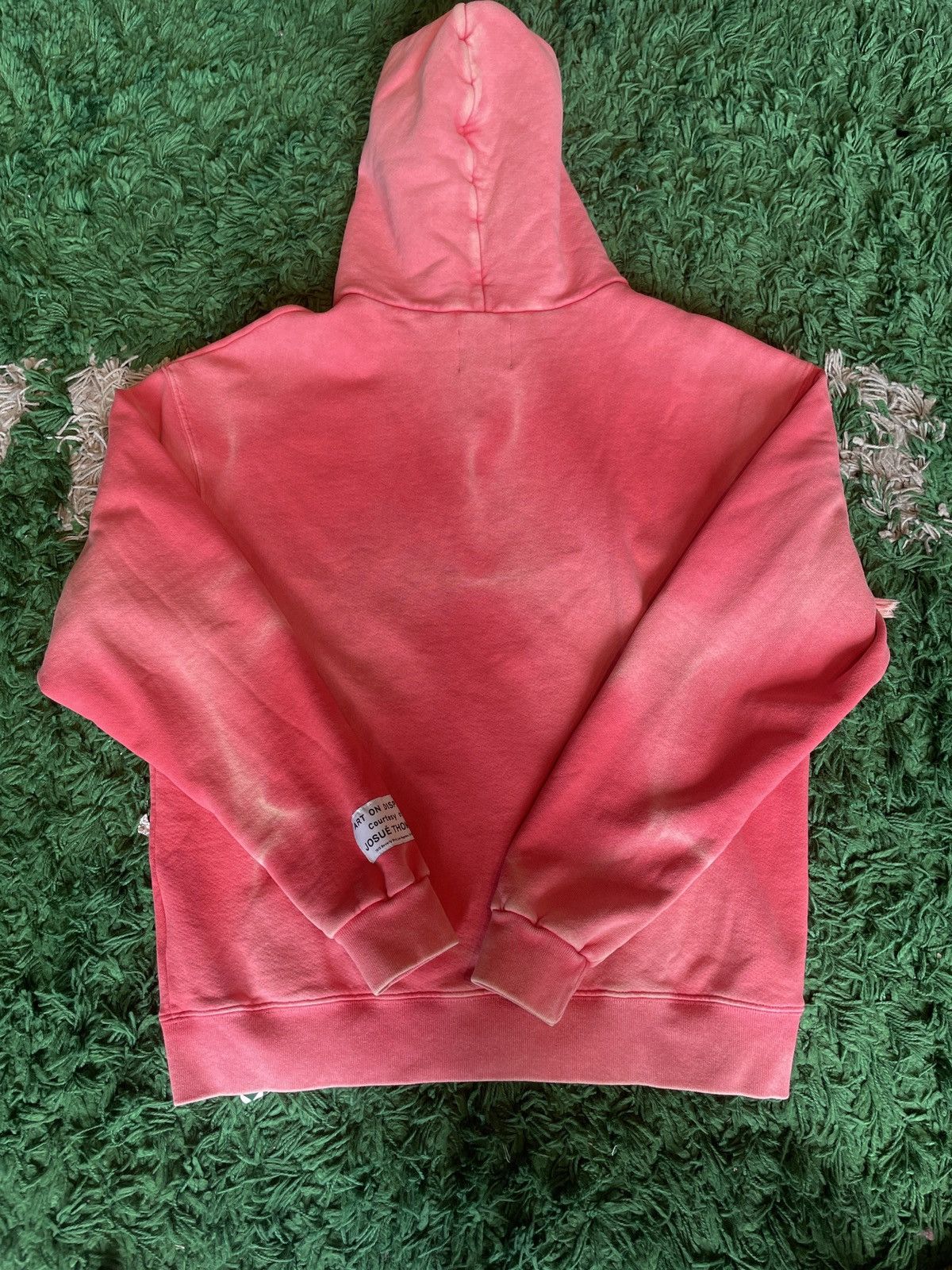 Gallery Dept. Gallery Dept. Sunfaded Red Zip Up Hooded Sweatshirt XL Size US XL / EU 56 / 4 - 2 Thumbnail