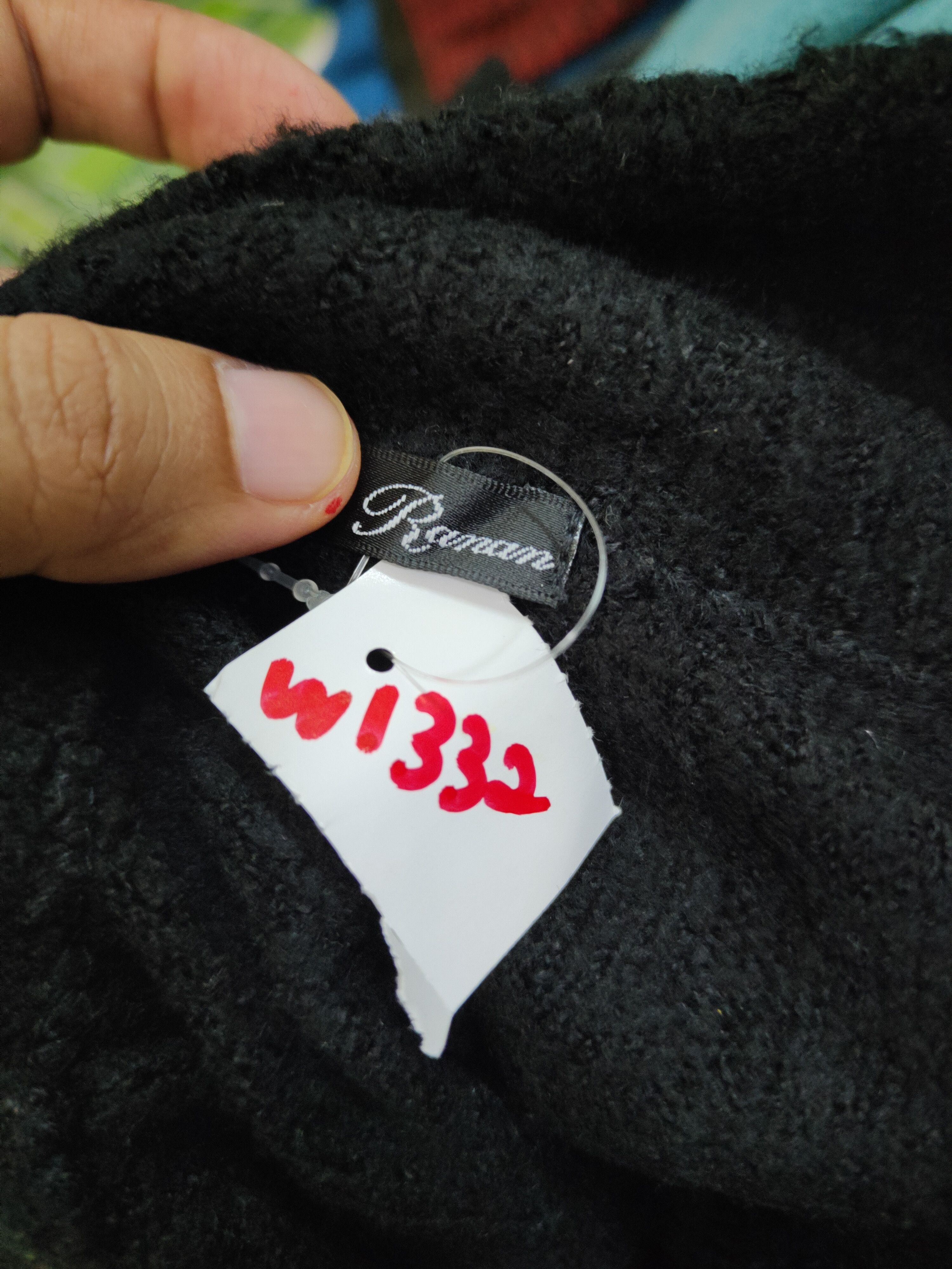 Japanese Brand Ranan Black Knitwear Blouses #W1332 Size XL / US 12-14 / IT 48-50 - 11 Thumbnail
