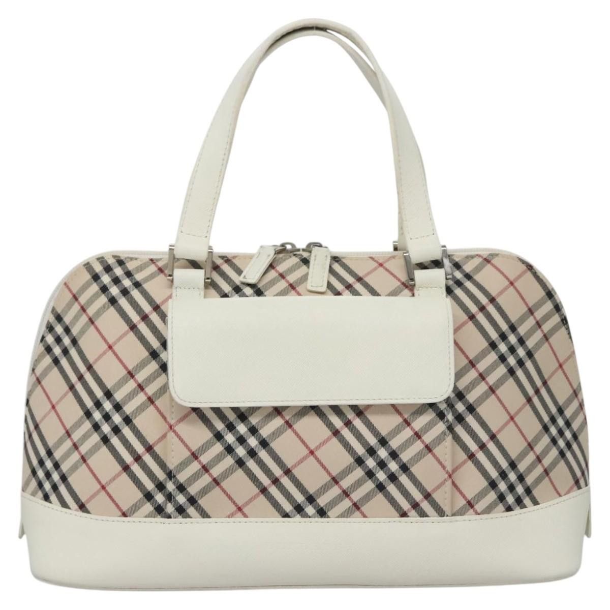 Burberry Nova Check Beige Canvas Handbag (Pre-Owned) Size ONE SIZE - 1 Thumbnail