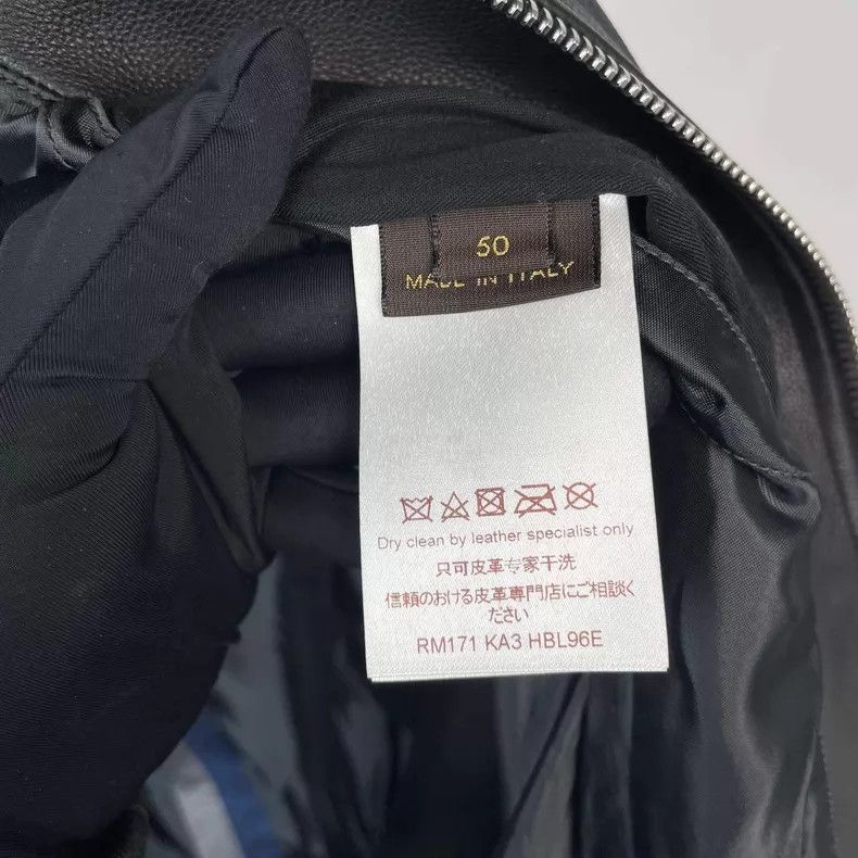 Louis Vuitton Louis Vuitton Black Show Leather Jacket Size US M / EU 48-50 / 2 - 8 Thumbnail