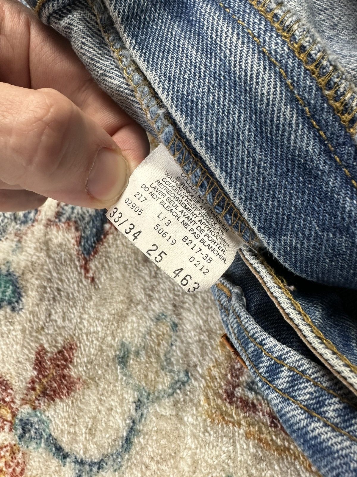 Levi's × Vintage Vintage Levi’s 619 Orange Tab Lightwash Jeans Size 32 Size US 32 / EU 48 - 4 Thumbnail