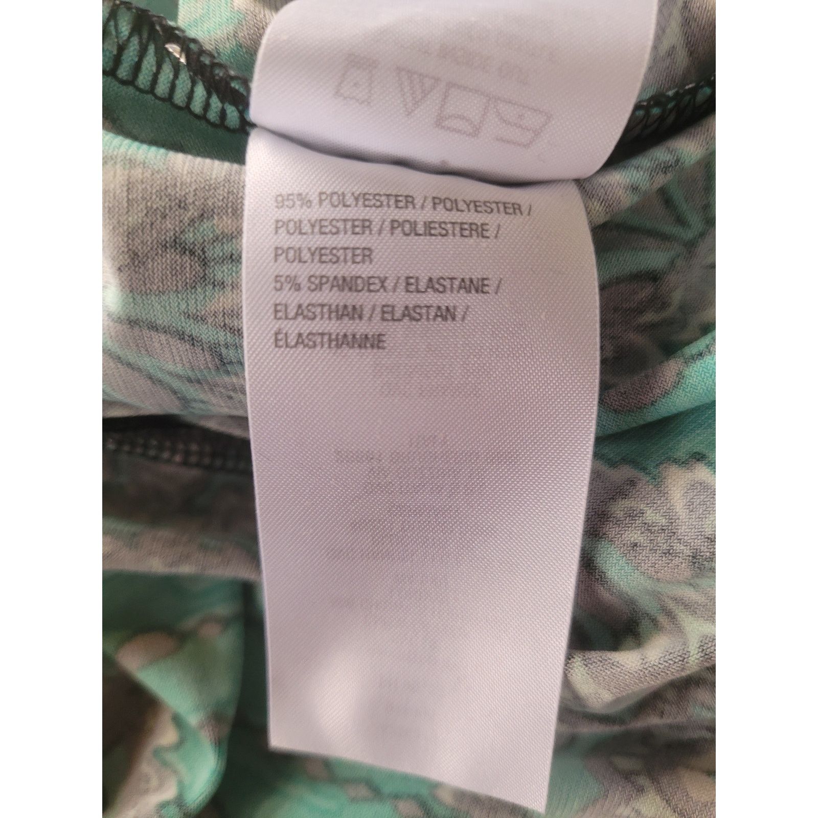 Bob Mackie Bob Mackie Blouse Green/Black Sparkle Loose Fit New Sz M Size M / US 6-8 / IT 42-44 - 10 Thumbnail