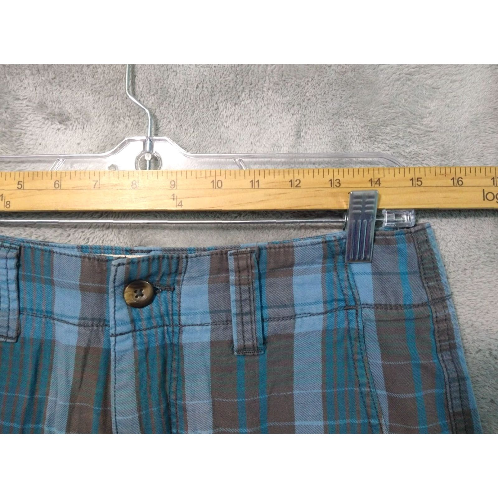 Mossimo Mossimo Shorts Mens 30 Blue Plaid Cargo Baggy Y2K Vintage Skate Grunge Cotton Shorts Mens 30 Blue Plaid Cargo Baggy Vintage Grunge Cotton Size US 30 / EU 46 - 3 Thumbnail