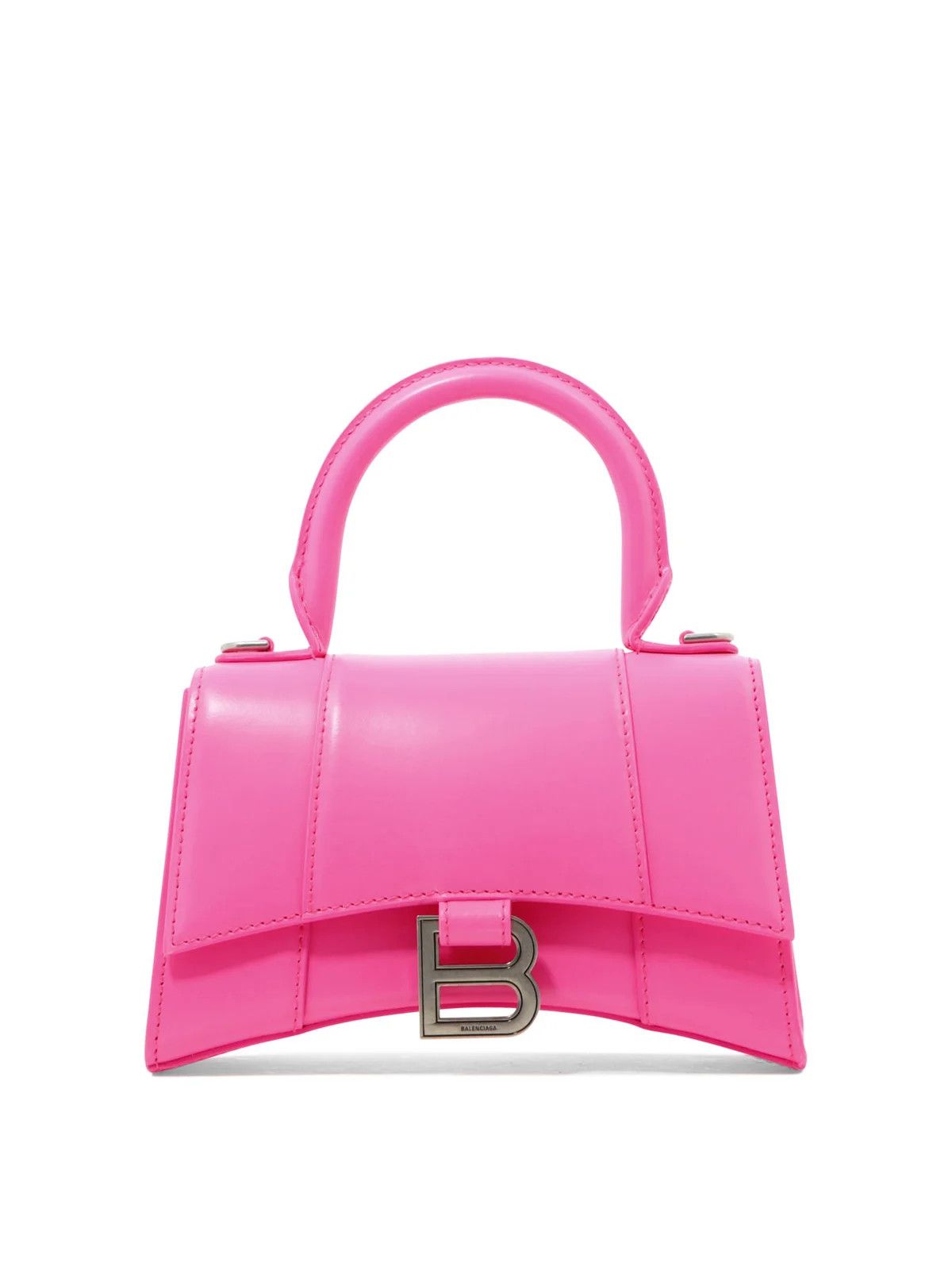 Balenciaga Hourglass Small Hand Bag in Pink Size ONE SIZE - 1 Thumbnail