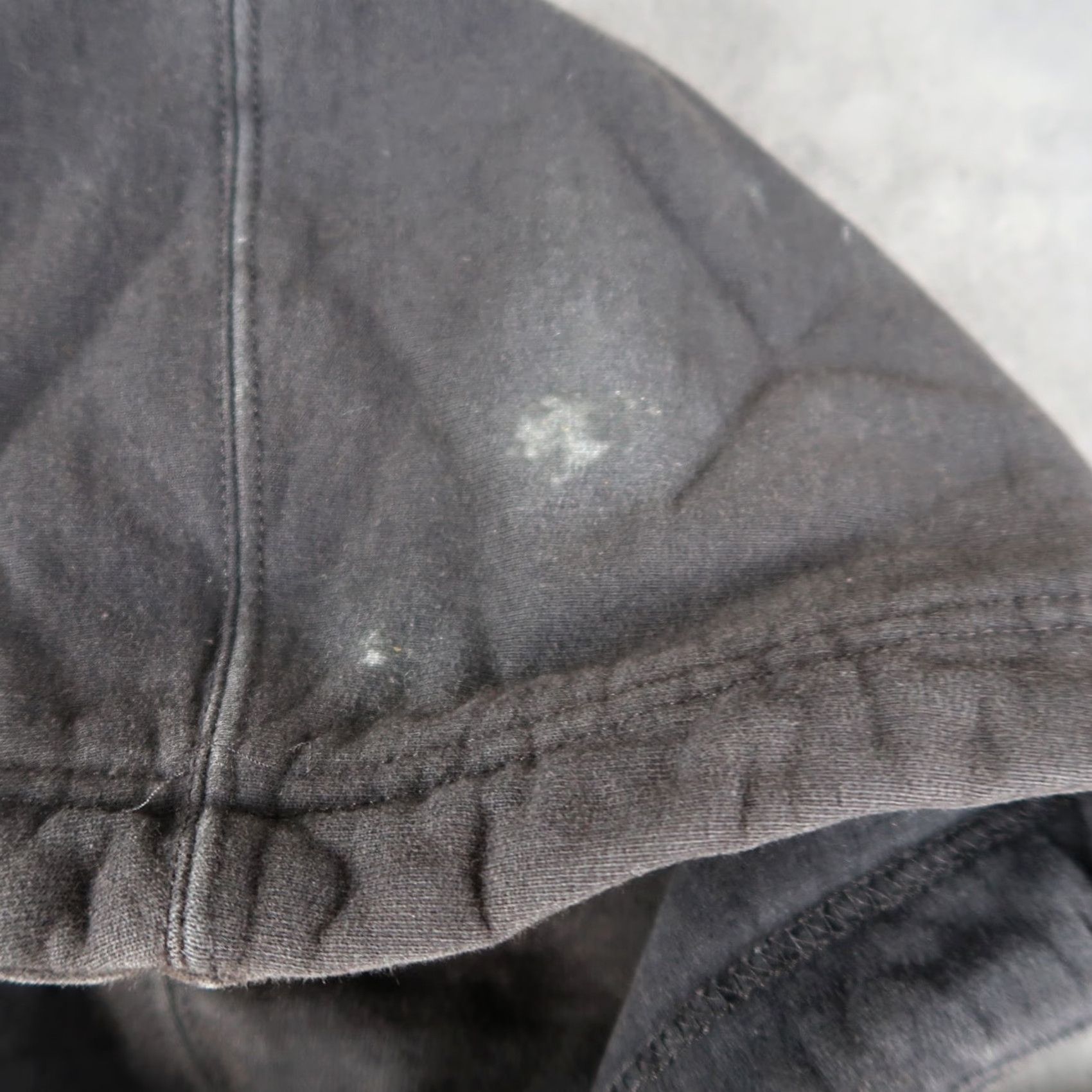 Vintage American Giant Original Heavy Hoodie Mens M Faded Black Sweatshirt USA Made Zip Size US M / EU 48-50 / 2 - 6 Thumbnail