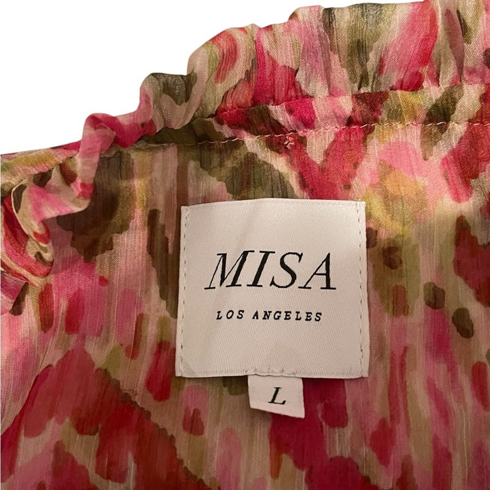 MISA Los Angeles MISA Los Angeles Basia Top Summer Ikat Size:L Size L / US 10 / IT 46 - 6 Thumbnail