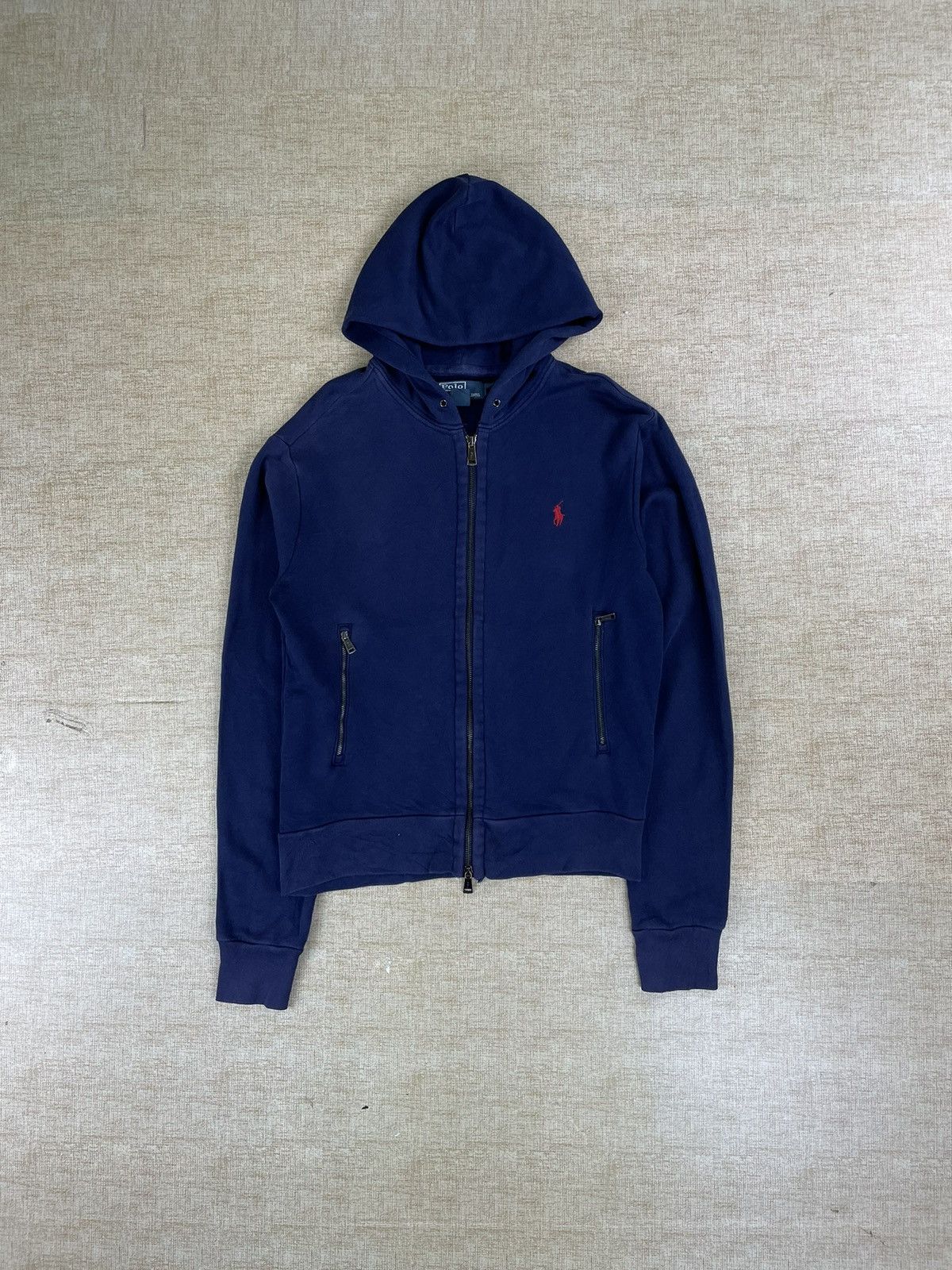 Polo Ralph Lauren × Vintage POLO RALPH LAUREN Vintage 90s Embroidery Logo Zipper Hoodie Size US M / EU 48-50 / 2 - 1 Thumbnail