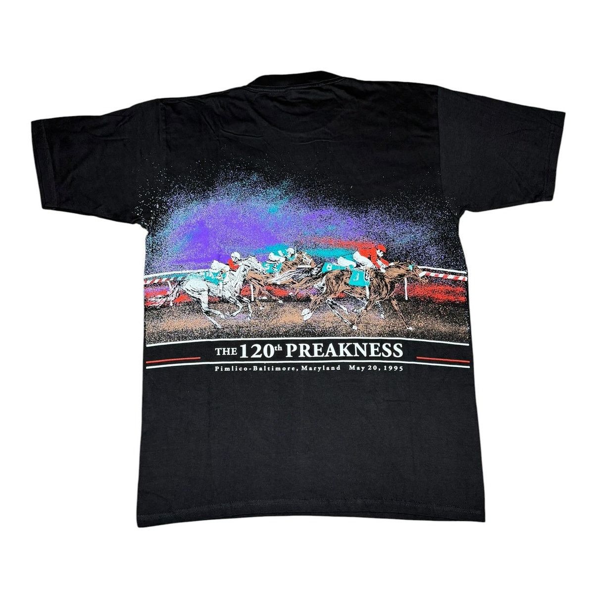 Vintage Vintage 90s 120th Preakness Horse Racing Maryland AOP Shirt Size US L / EU 52-54 / 3 - 2 Thumbnail