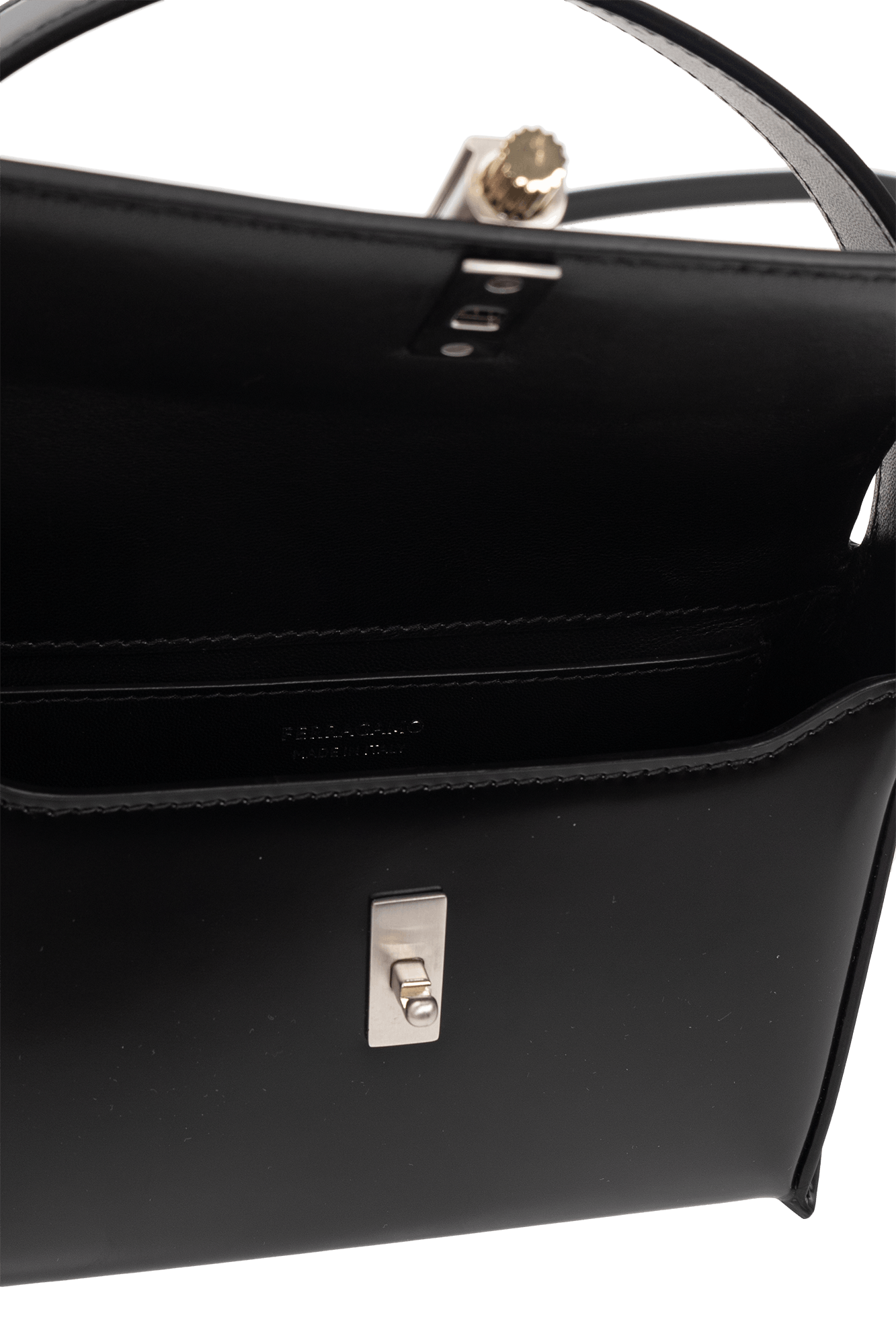 Salvatore Ferragamo o1s1rm0824 Size: OS / Prisma Mini Shoulder Bag in Black Size ONE SIZE - 5 Thumbnail