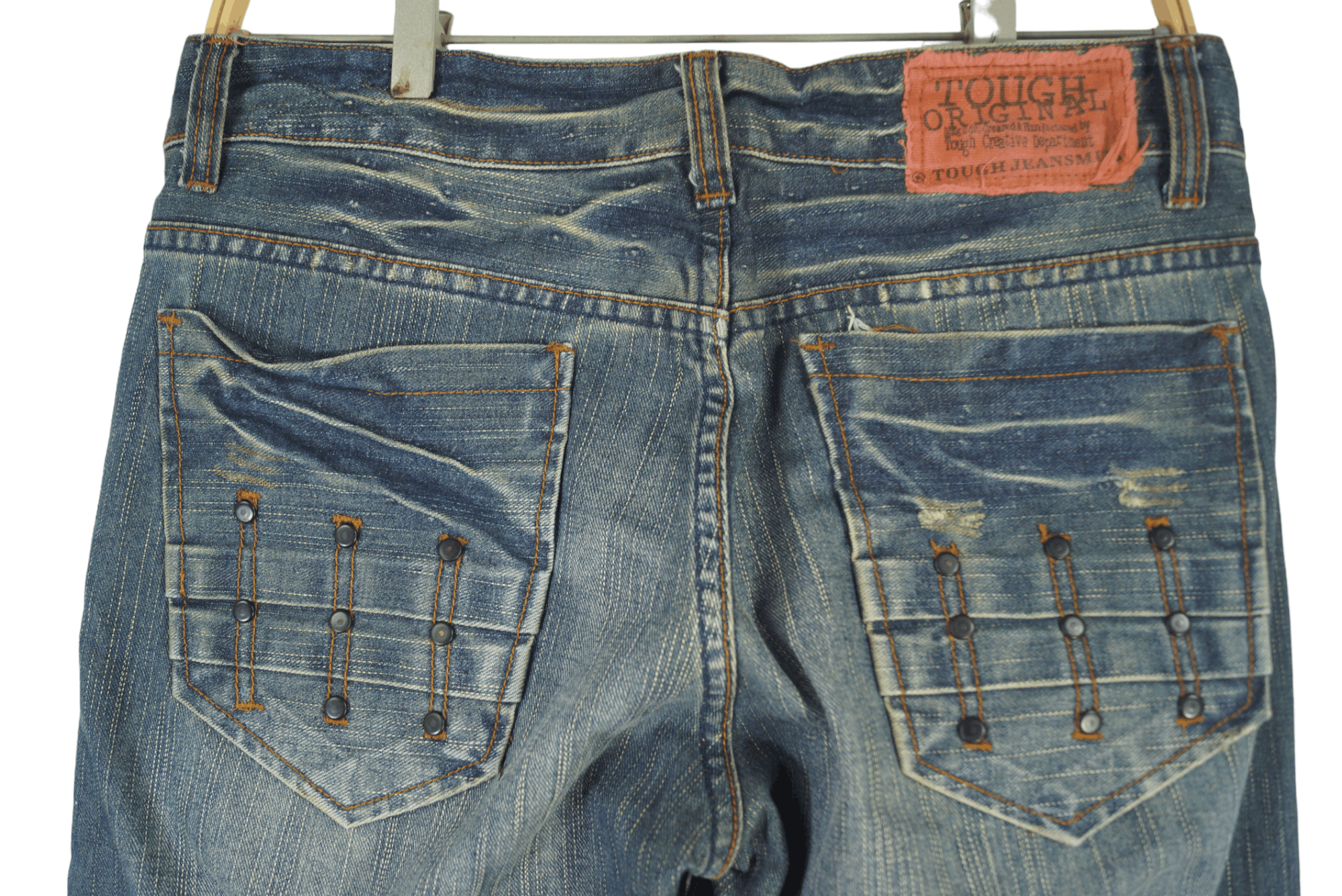 Other Rare Denim Tough Jeansmith Nice Design Size US 35 - 7 Thumbnail