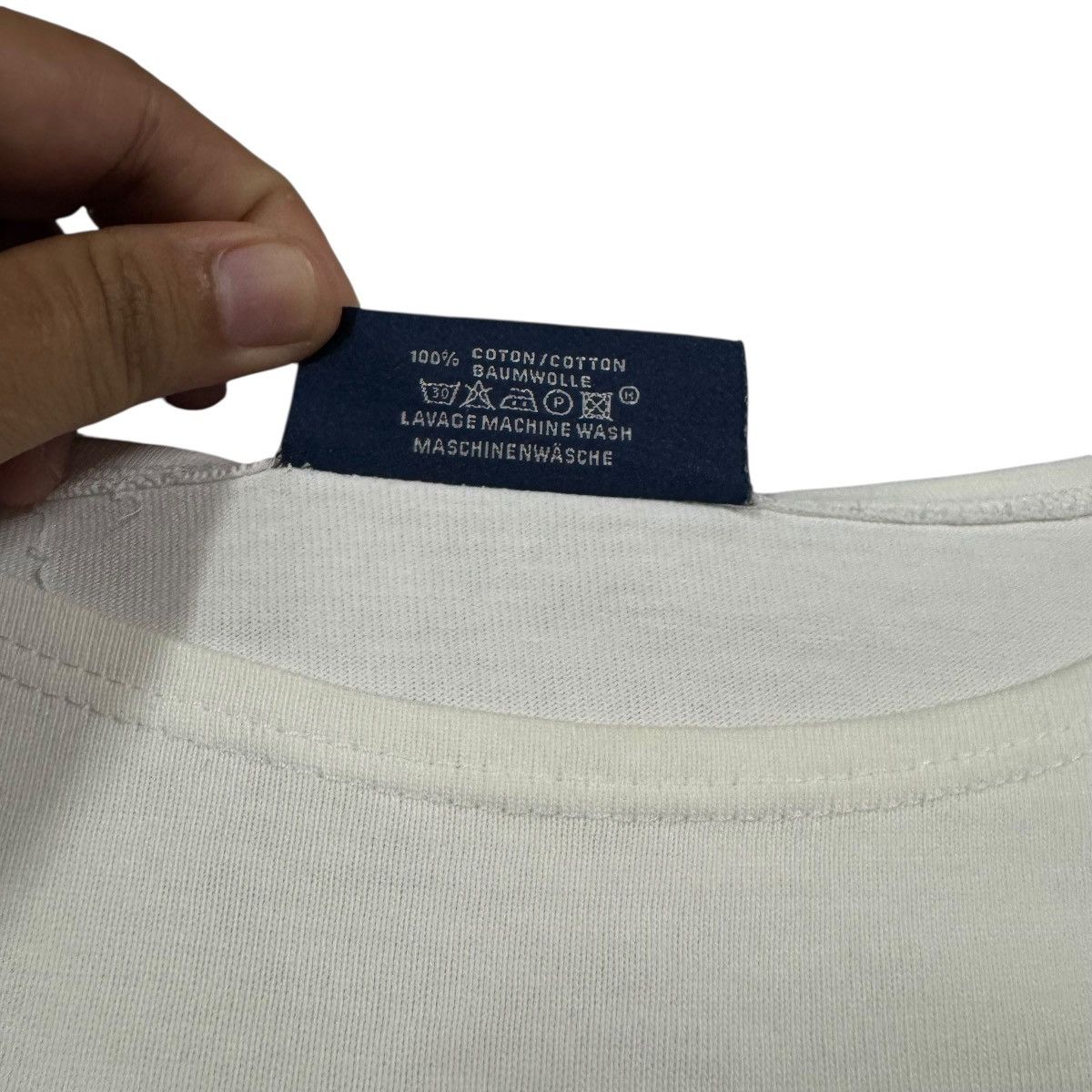 Saint James Vtg Saint James Heavt Cotton Naval Sailor Boatneck Shirt Size US M / EU 48-50 / 2 - 8 Thumbnail