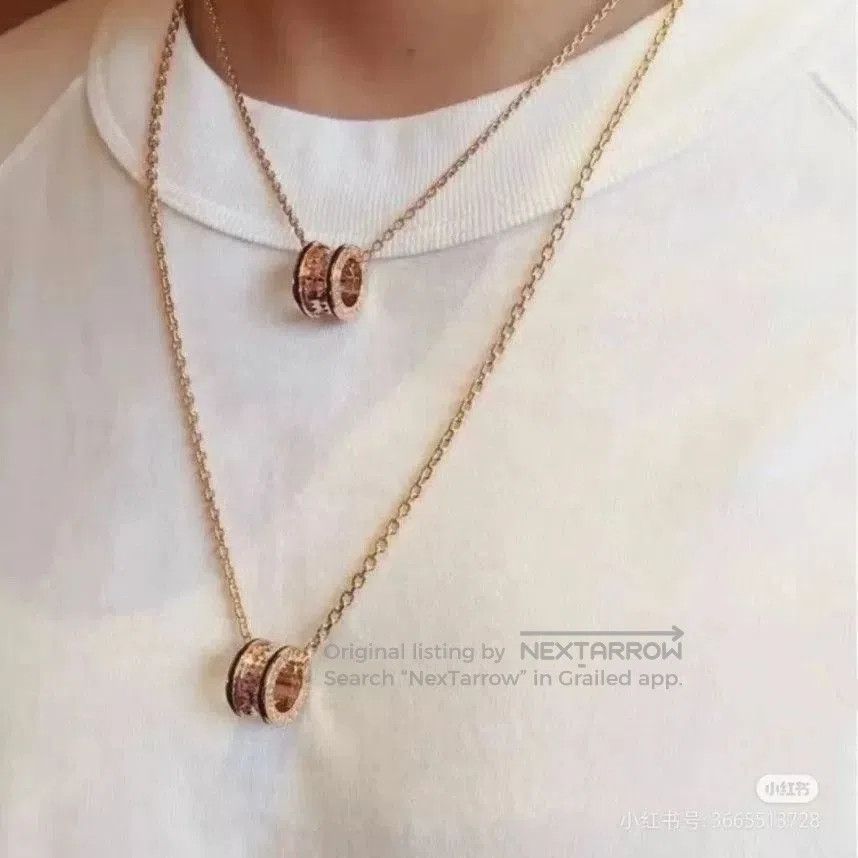 Bvlgari BVLGARI Bzero1 Rock Necklace 18K Rose Gold. Size ONE SIZE - 5 Thumbnail