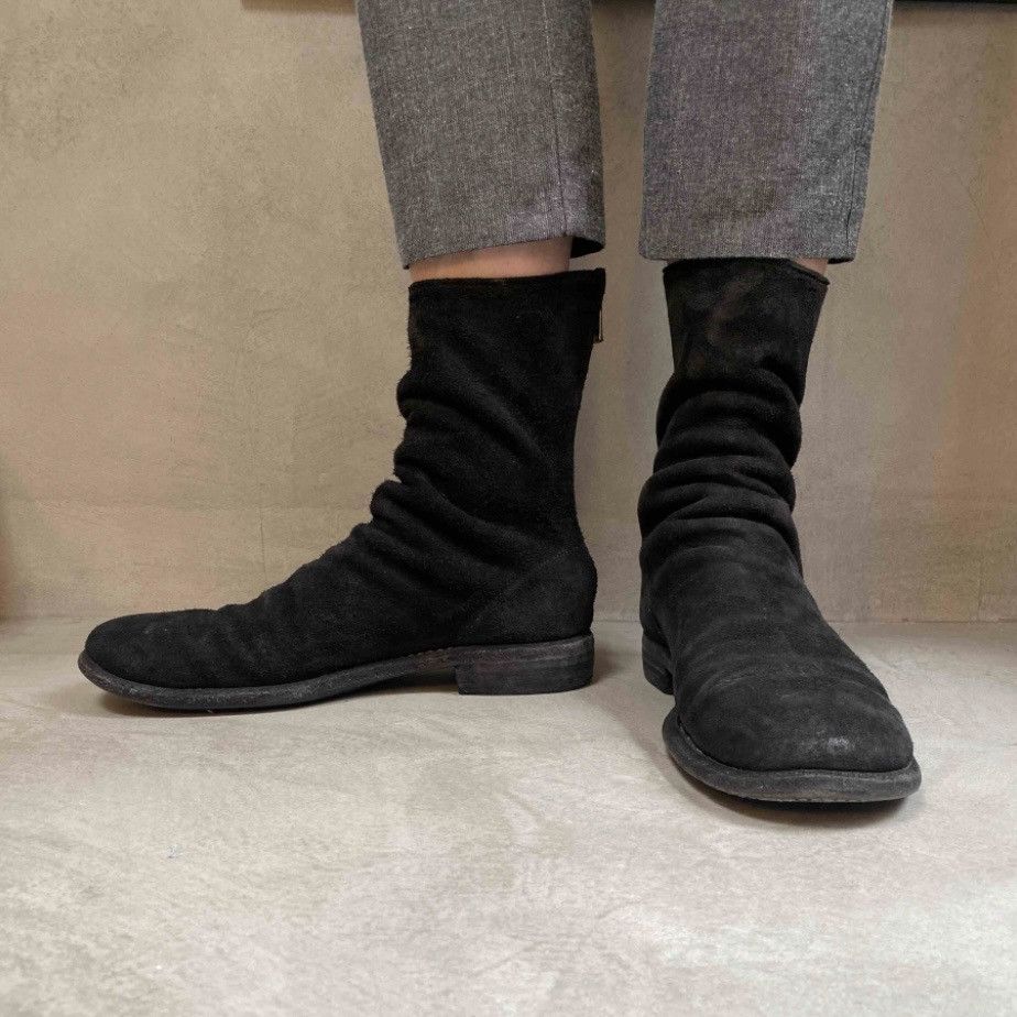 Guidi GUIDI 988 Black Suede Back Zip Size US 9 / EU 42 - 2 Thumbnail