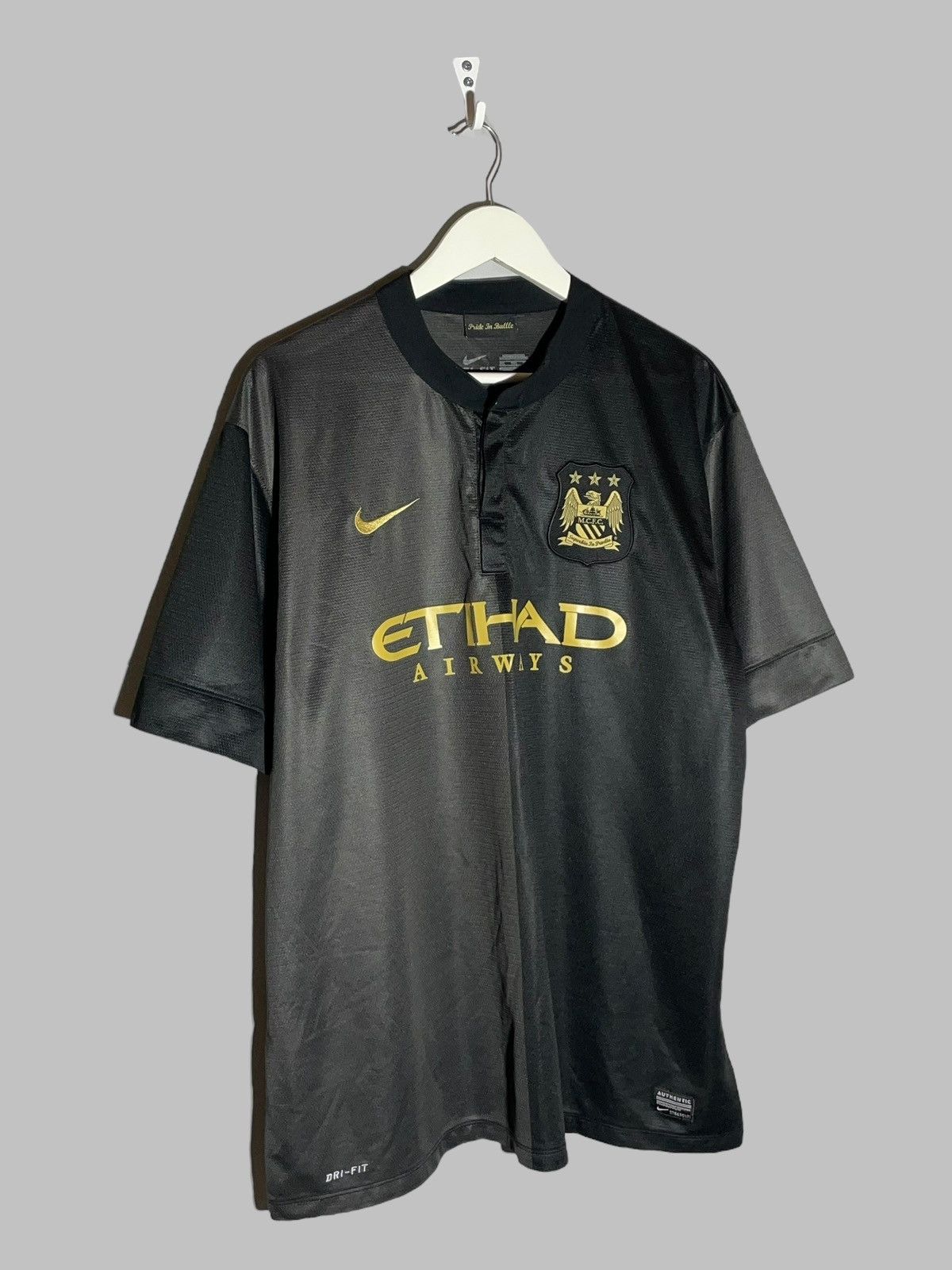 Nike Manchester City Nike 2013/14 Away Football Shirt Size US XXL / EU 58 / 5 - 2 Thumbnail