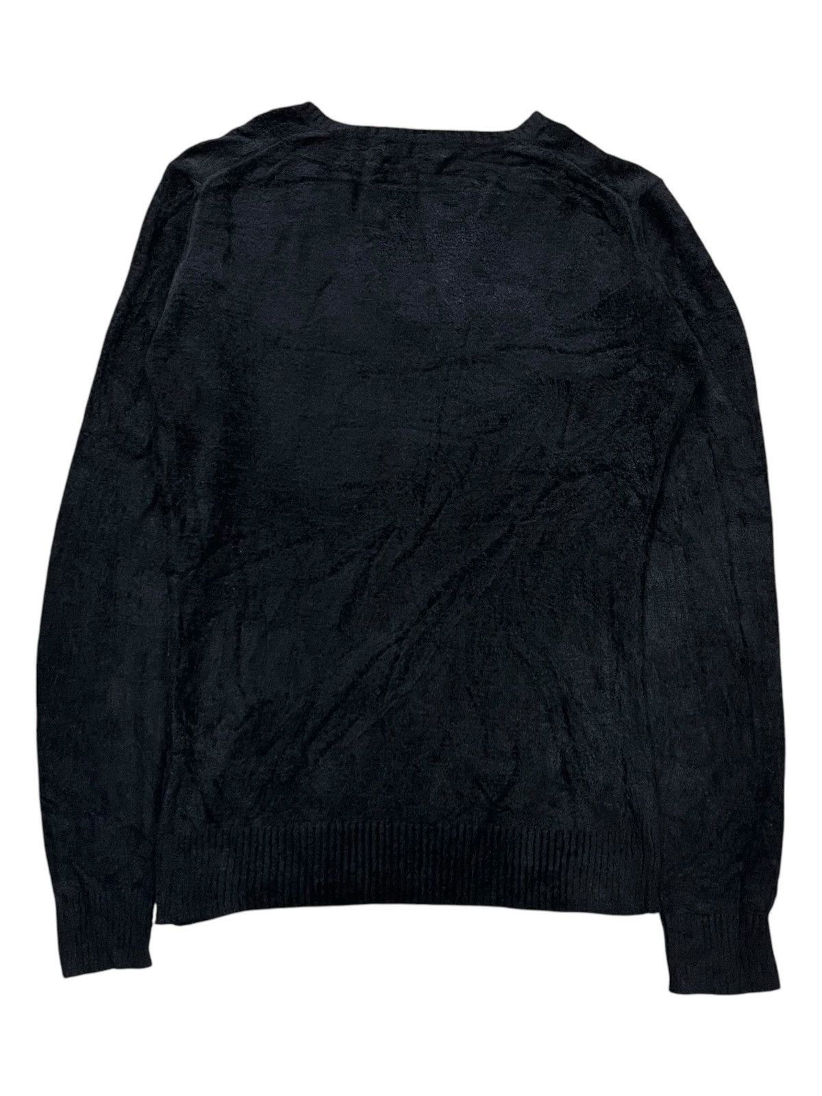 14th Addiction 2000s Tornado Mart - V-Neck Velour Top LS Size US M / EU 48-50 / 2 - 2 Thumbnail