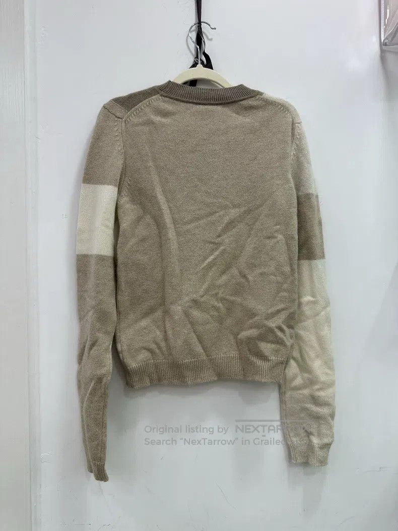 Hermes Hermes Cashmere knit sweater with beige and camel color co Size XS / US 0-2 / IT 36-38 - 2 Thumbnail