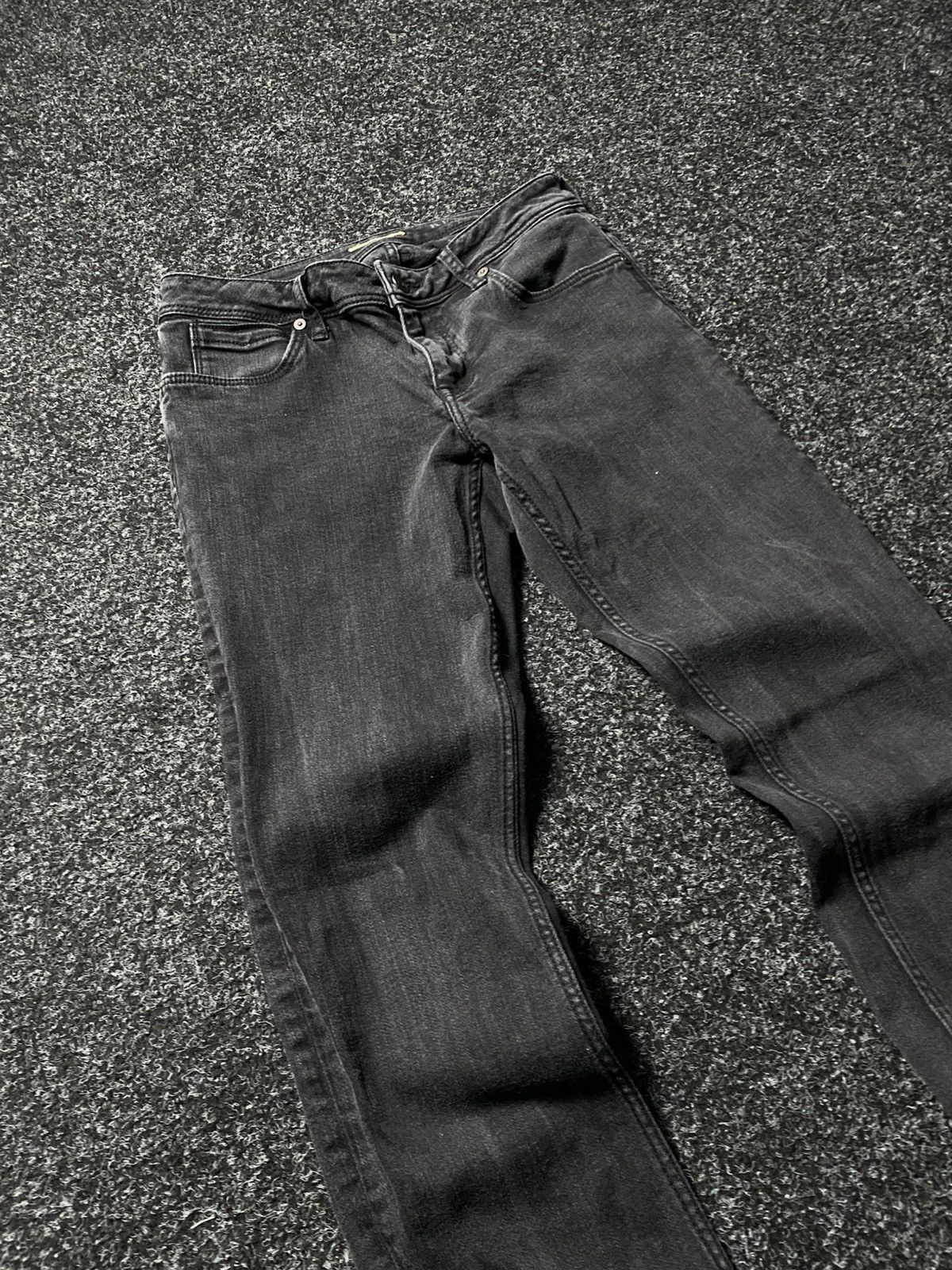 Burberry × Vintage BURBERRY LONDON Y2K CHECK NAVY JEANS PANTS Size 30" / US 8 / IT 44 - 5 Thumbnail
