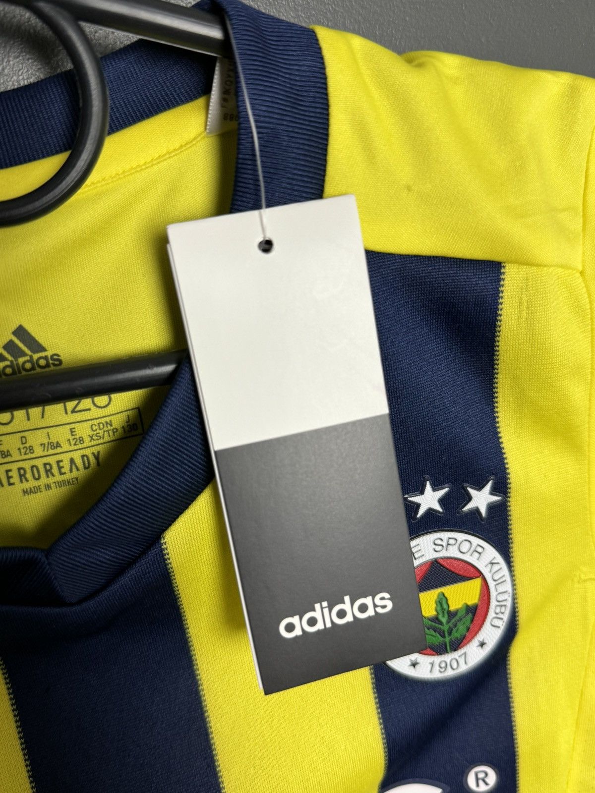 Adidas KIDS New Fenerbahce 20/21 Home Football Jersey T-Shirt Size US XS / EU 42 / 0 - 12 Thumbnail