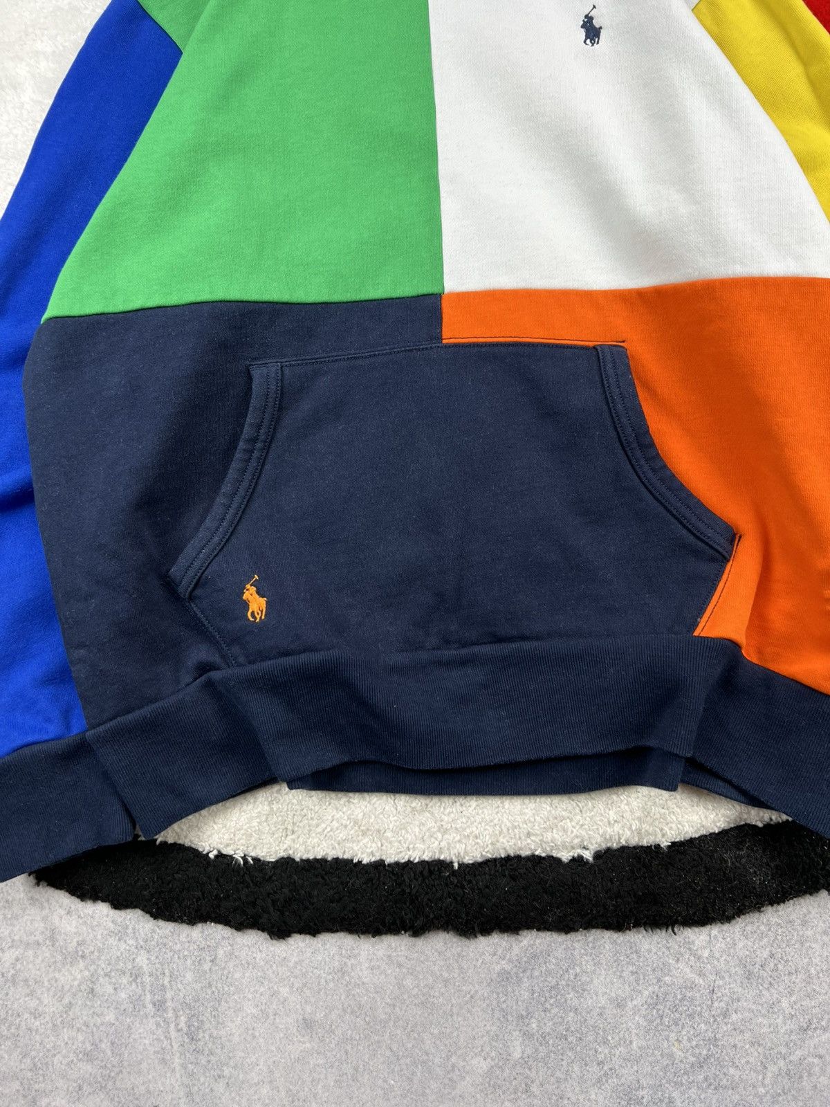 Polo Ralph Lauren Polo Ralph Lauren Patchwork Monogram Vintage Hoodie Size US L / EU 52-54 / 3 - 4 Thumbnail