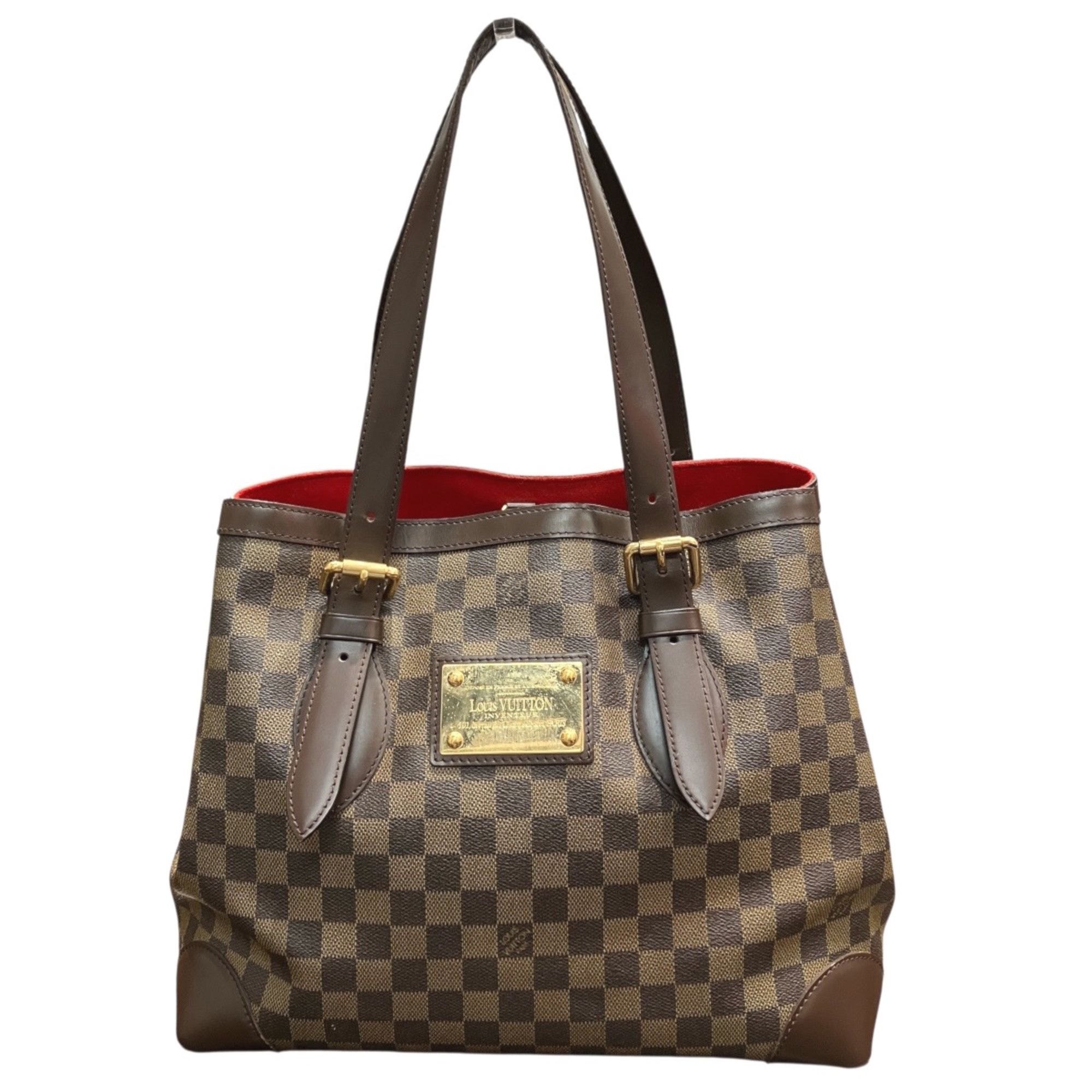 Louis Vuitton Louis Vuitton Hampstead MM Tote Bag, Damier Canvas, N51204 Size ONE SIZE - 1 Thumbnail