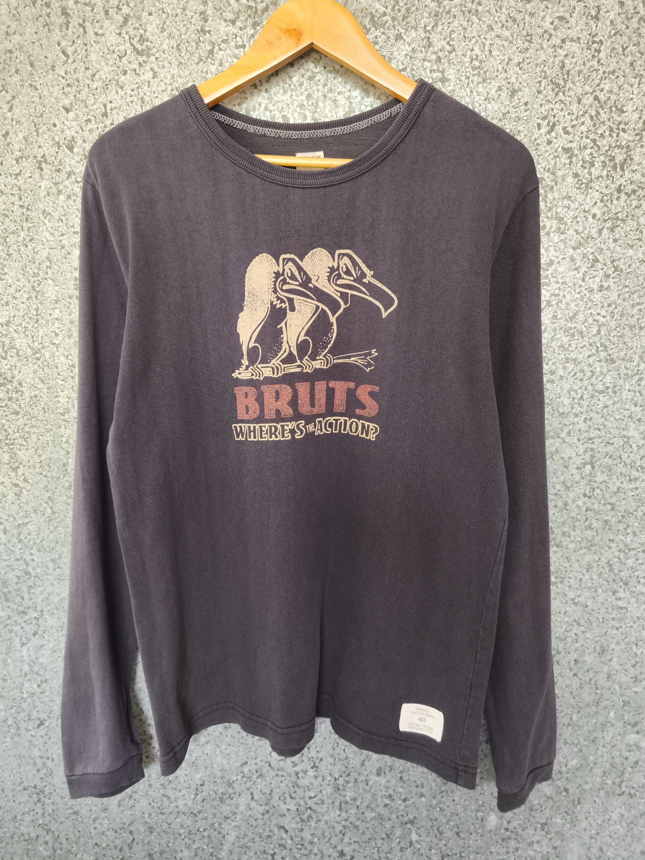 BARNS OUTFITTERS 🔥 Vintage Barns Outfitters Japan t shirt long sleeve Size US M / EU 48-50 / 2 - 2 Thumbnail