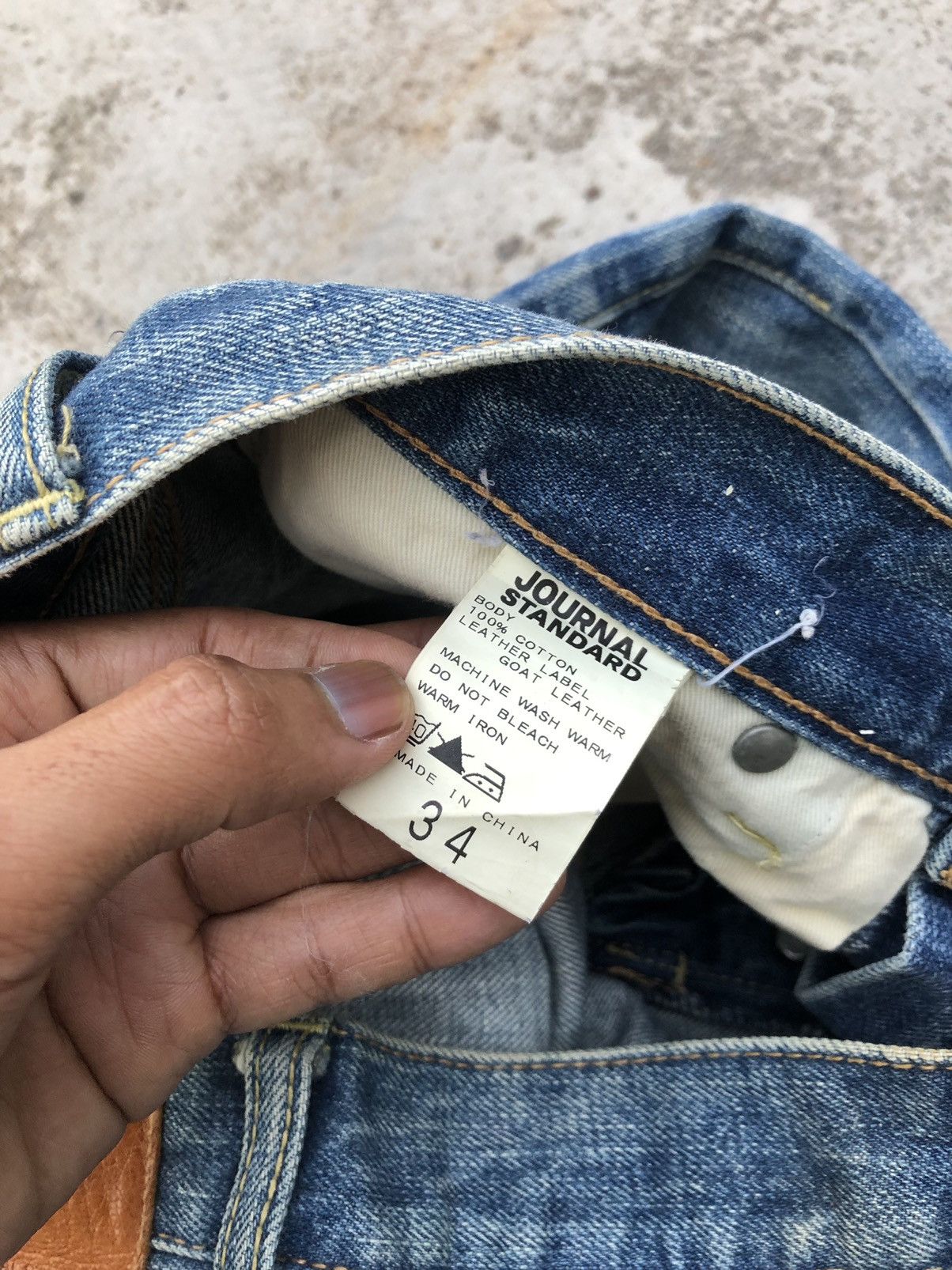 Japanese Brand × Journal Standard SELVEDGE WASHED BLUE DENIM Size US 28 / EU 44 - 4 Thumbnail