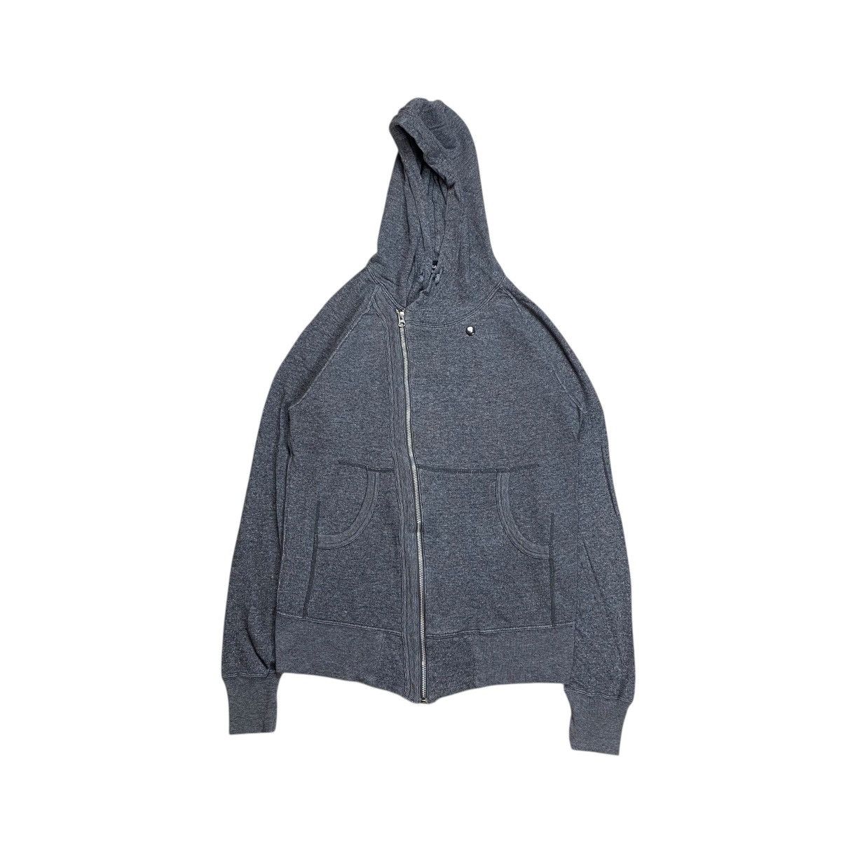 CABANE de ZUCCa Cabane de Zucca Asymmetric Zipper Zip Hoodie Size US M / EU 48-50 / 2 - 1 Thumbnail