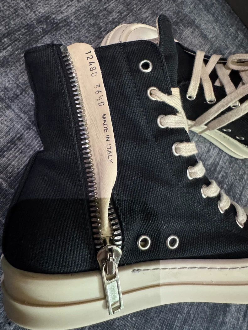Other Rick Owens Double Silk Large Converse shoes Size US 6 / IT 36 - 6 Thumbnail