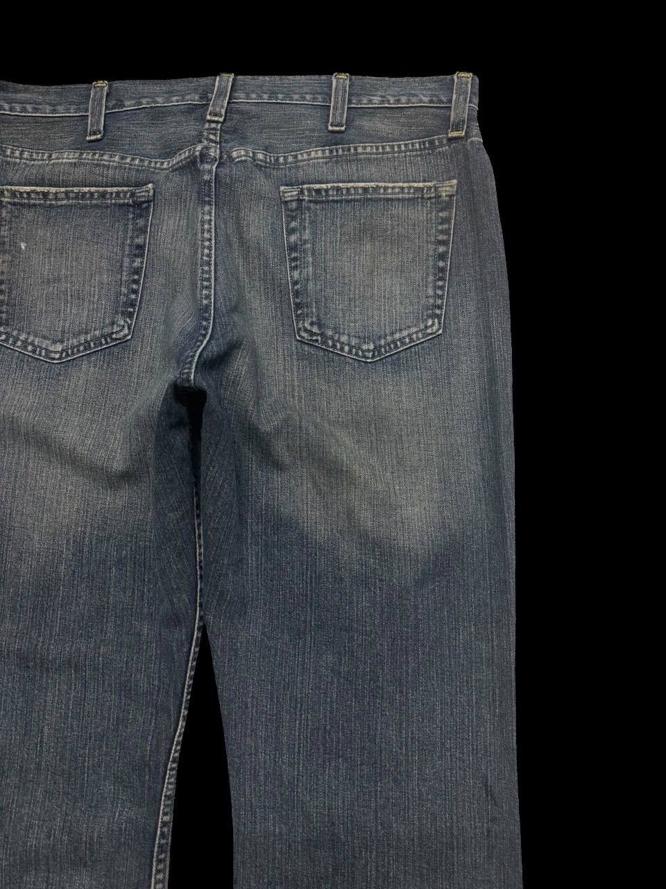 Japanese Brand Waist-36 FLARE 90s Style Route Rusty Mudwash Sick Jeans Size US 36 / EU 52 - 14 Thumbnail
