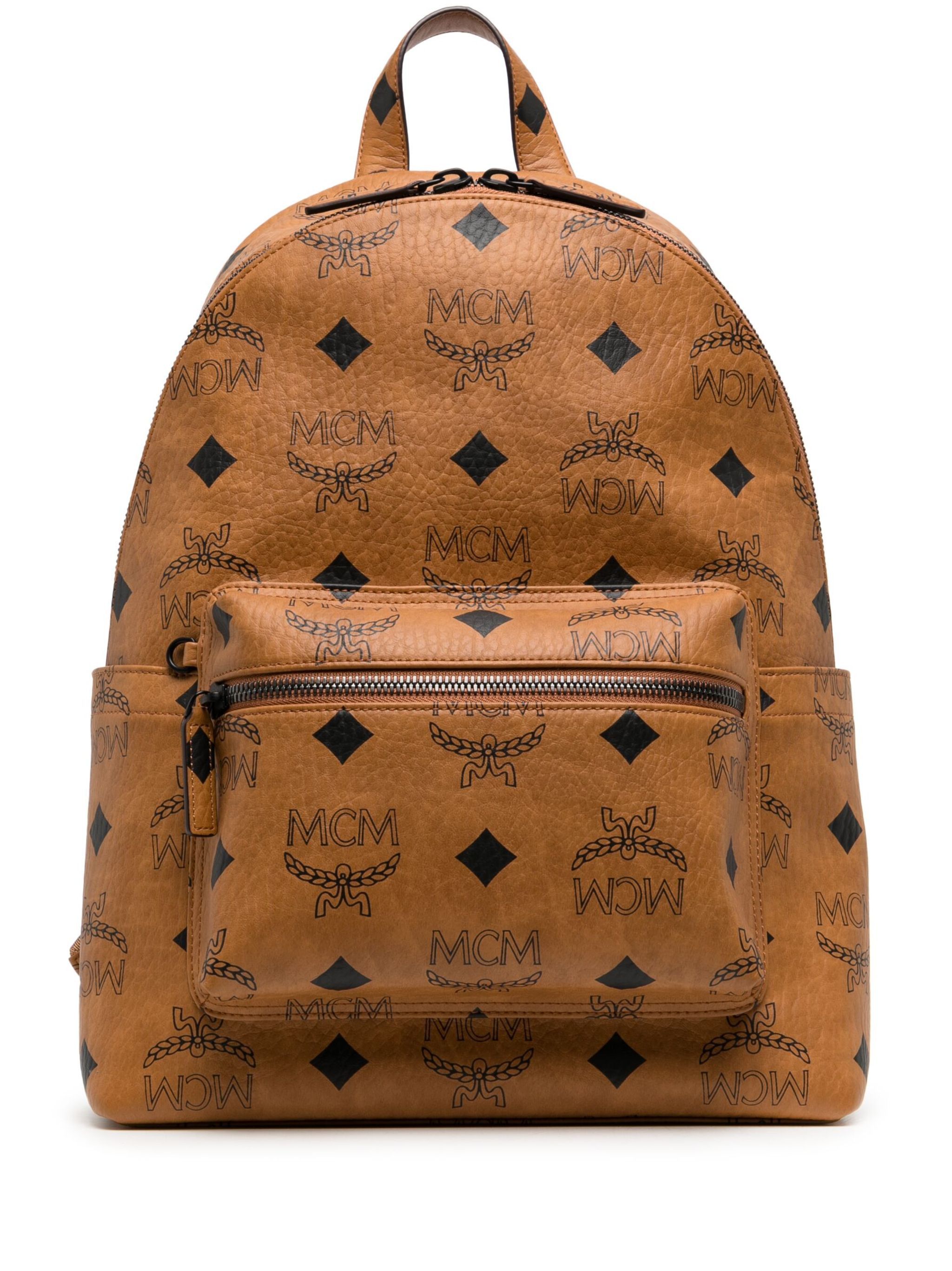 MCM o1mt1gz0125 Size: OS / Backpack Medium in Brown Size ONE SIZE - 1 Thumbnail