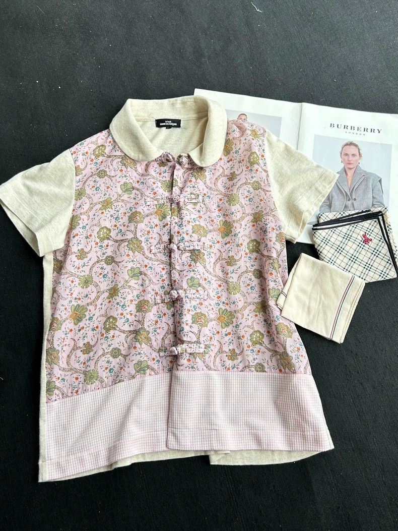 Comme des Garcons Comme Des Garcons Fancy Chinese-style buttoned short sleev Size M / US 6-8 / IT 42-44 - 1 Thumbnail