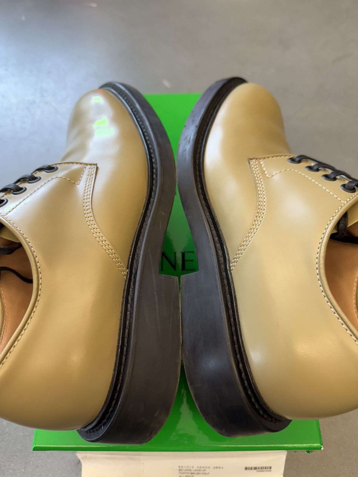 Bottega Veneta Bottega Veneta BV Level Lace Up Tokyo Brush Calf Derbys Size US 10 / IT 40 - 4 Thumbnail