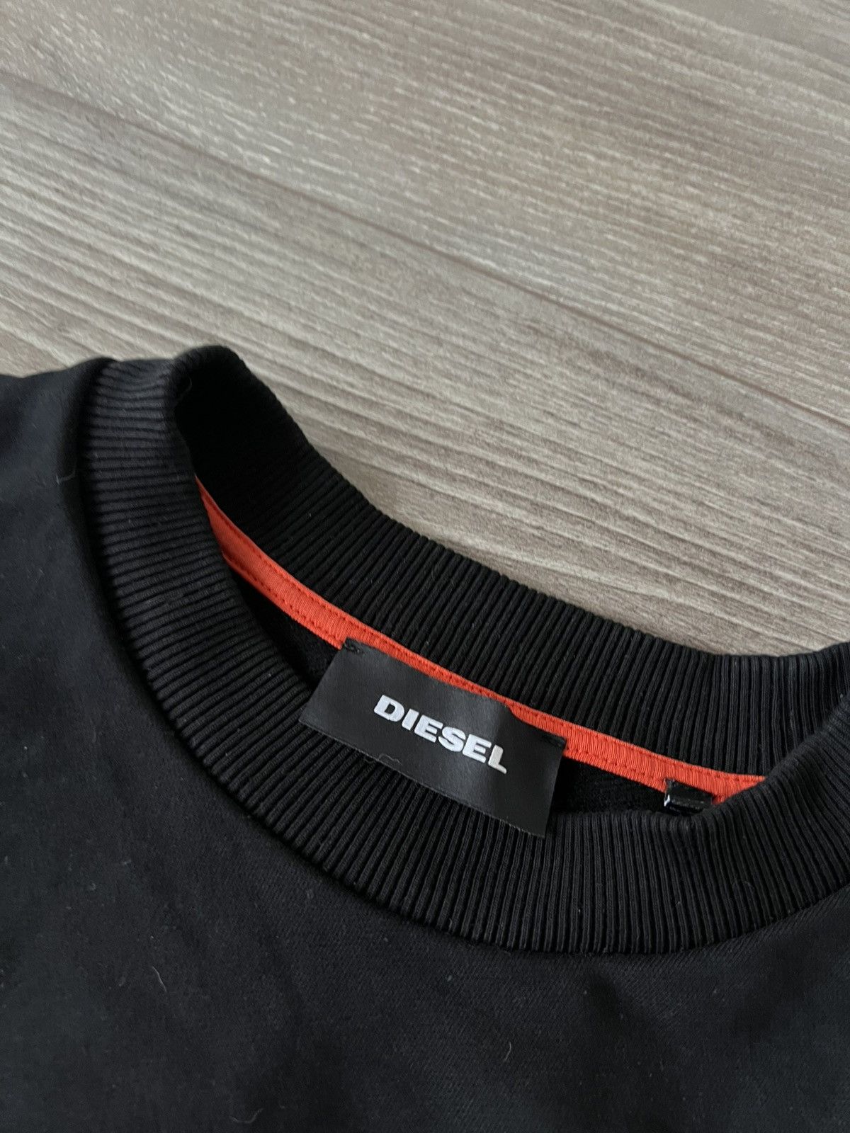 Designer × Diesel ‼️Archival Diesel Knit Logo Pocket “Only The Brave”Sweatshirt Size US XL / EU 56 / 4 - 14 Thumbnail
