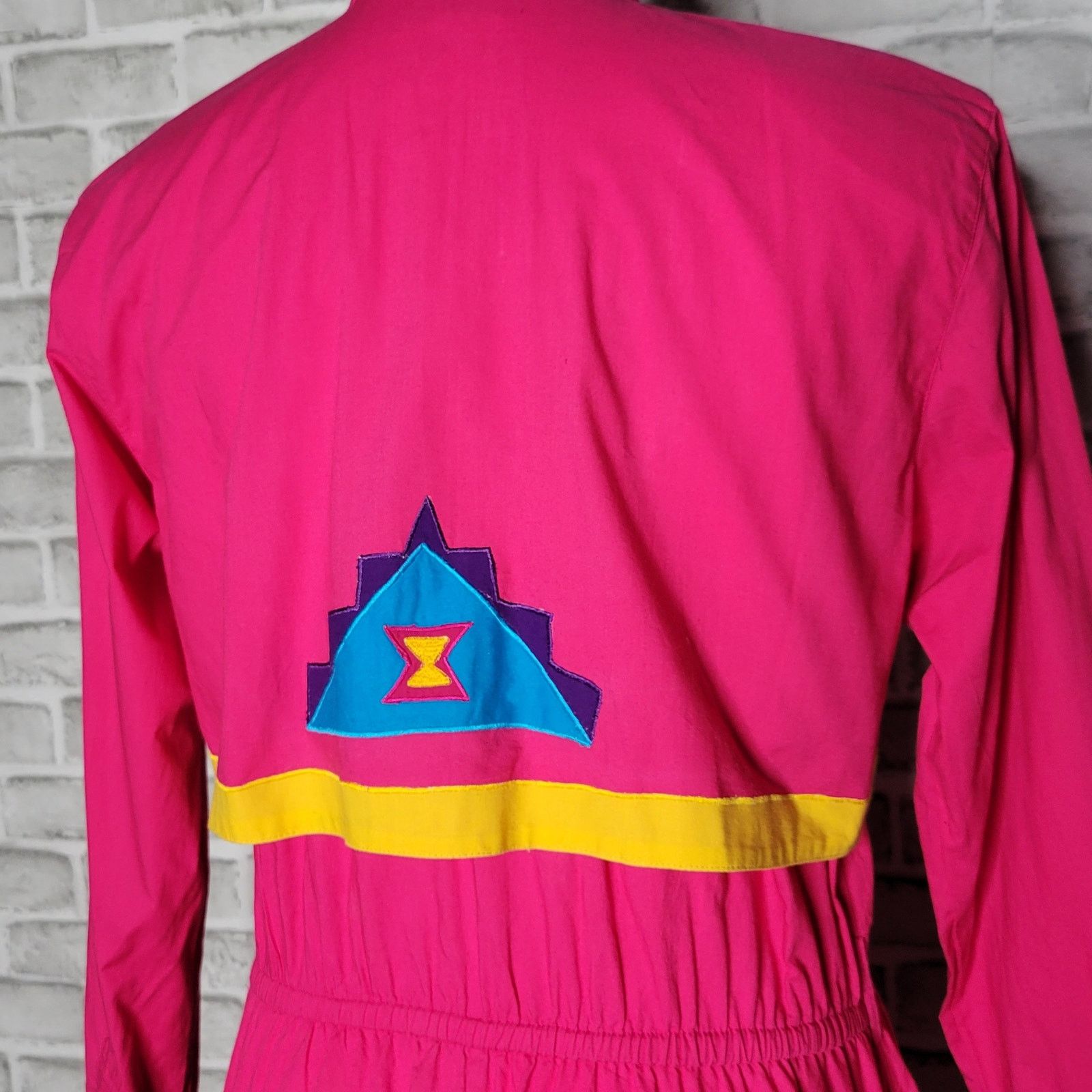 Vintage Vintage Southwest Maxi Western Dress Attached Bolero Jacket Size S / US 4 / IT 40 - 7 Thumbnail