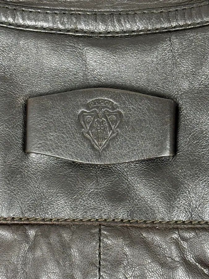 Gucci 2000s Gucci Brown Quilted Leather Jacket Size US L / EU 52-54 / 3 - 13 Thumbnail
