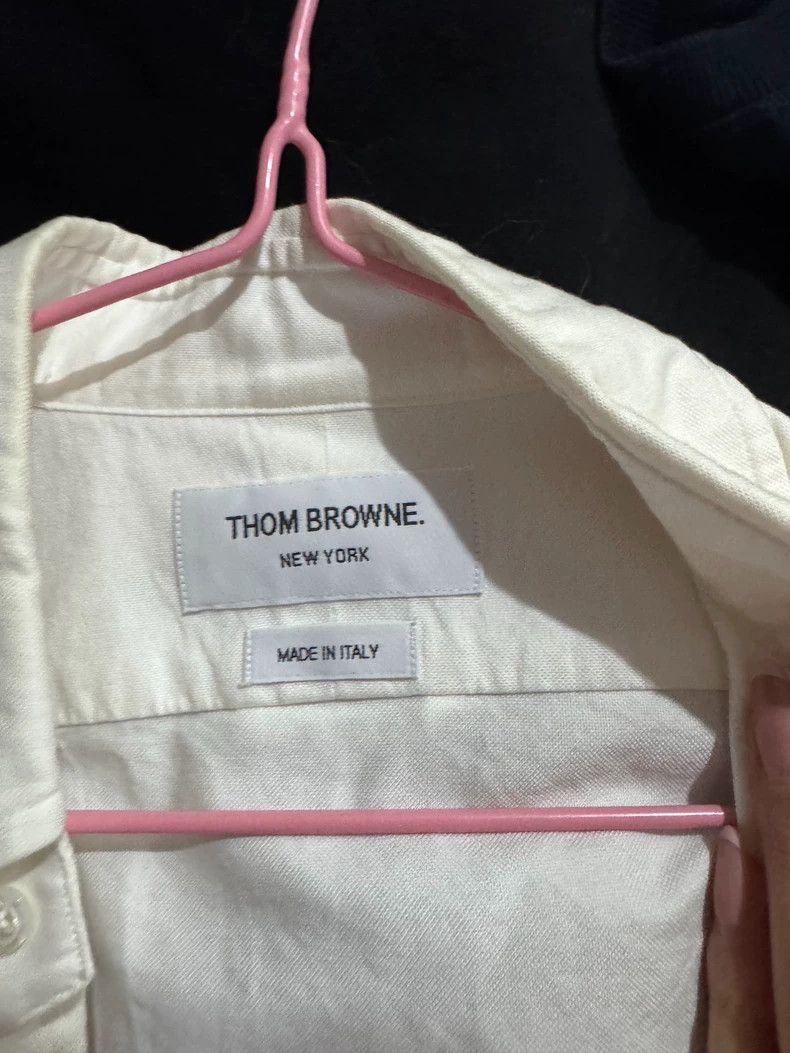 Thom Browne Classic Thom Browne Long Sleeve Shirt-dmc Size US M / EU 48-50 / 2 - 1 Thumbnail