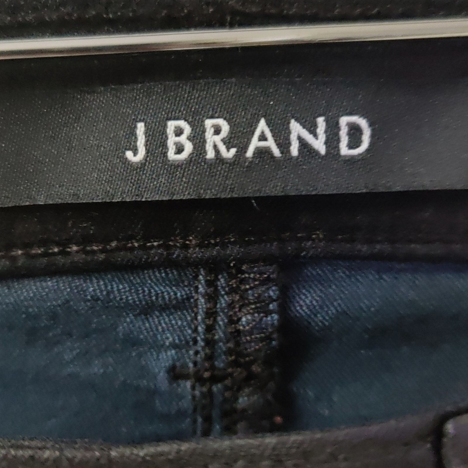 J Brand J Brand Women's Black Lacquered Super Skinny Jeans 26 Rocker Size 26" / US 2 / IT 38 - 8 Thumbnail