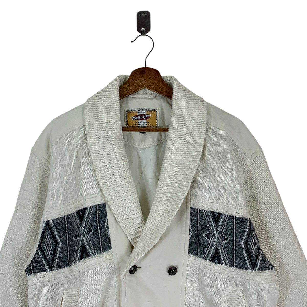 Designer × Japanese Brand × Vintage VINTAGE WELLINGTON SHAW COLLAR JACKET Size US L / EU 52-54 / 3 - 4 Thumbnail