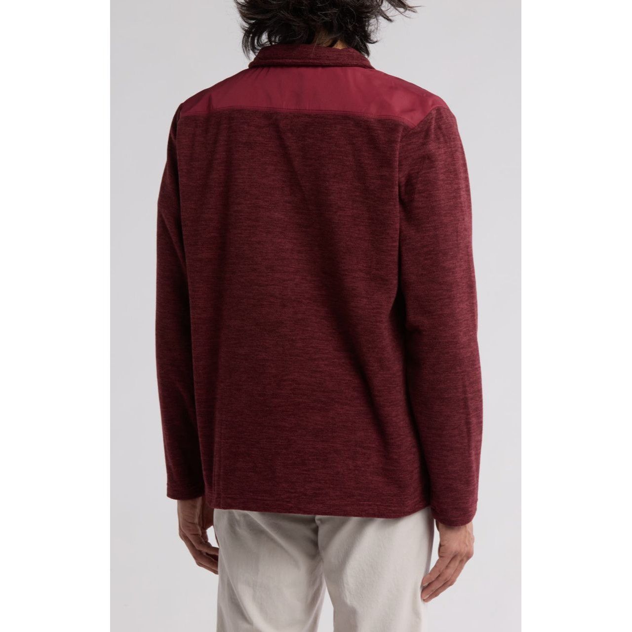 Tommy Bahama Tommy Bahama Mens Wine Half Zip Stand Collar Pockets Knit Pu Size US XL / EU 56 / 4 - 5 Thumbnail