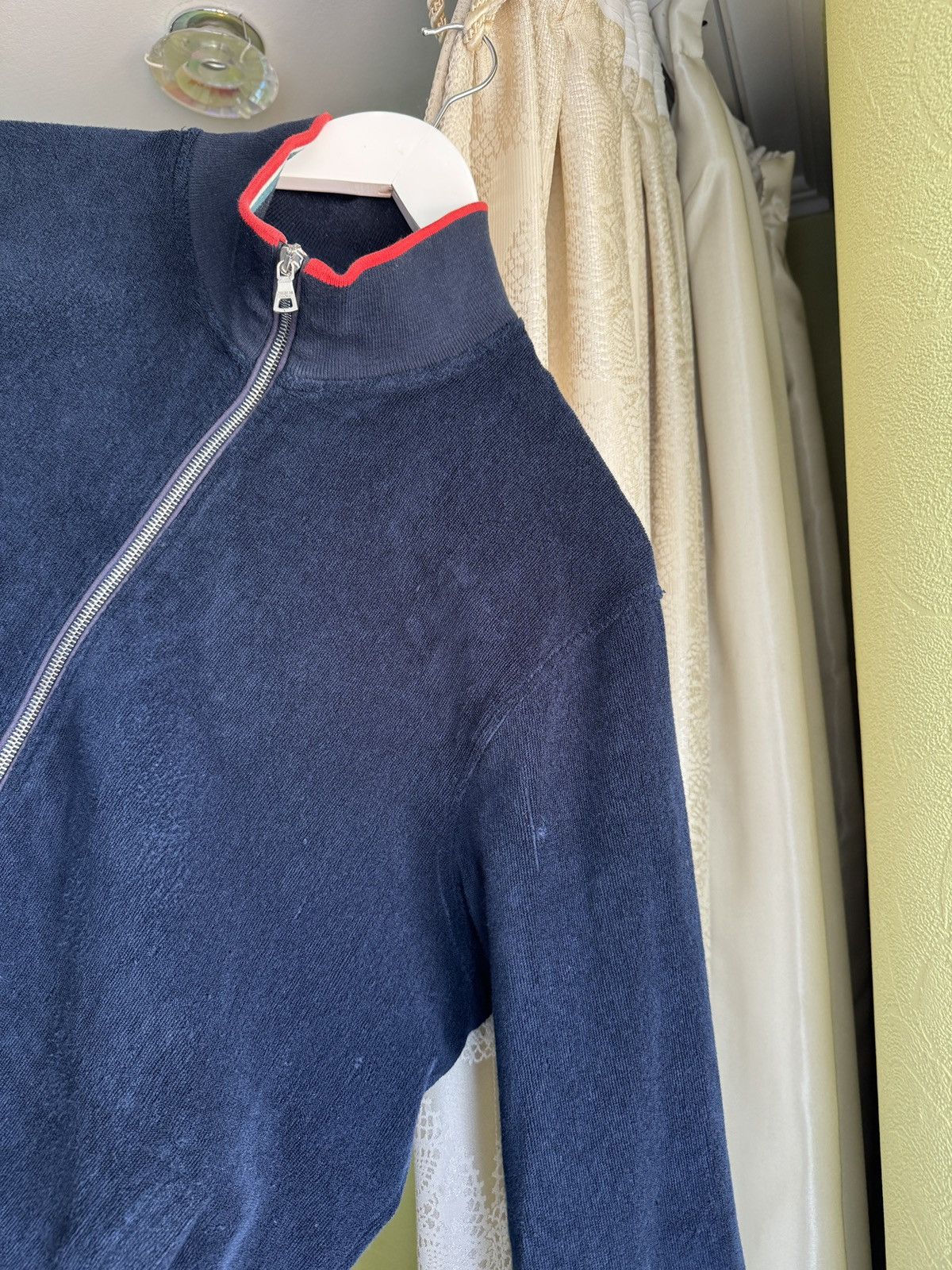 Orlebar Brown Orlebar Brown Terry Zip Jacket Navy Blue Size US L / EU 52-54 / 3 - 12 Thumbnail
